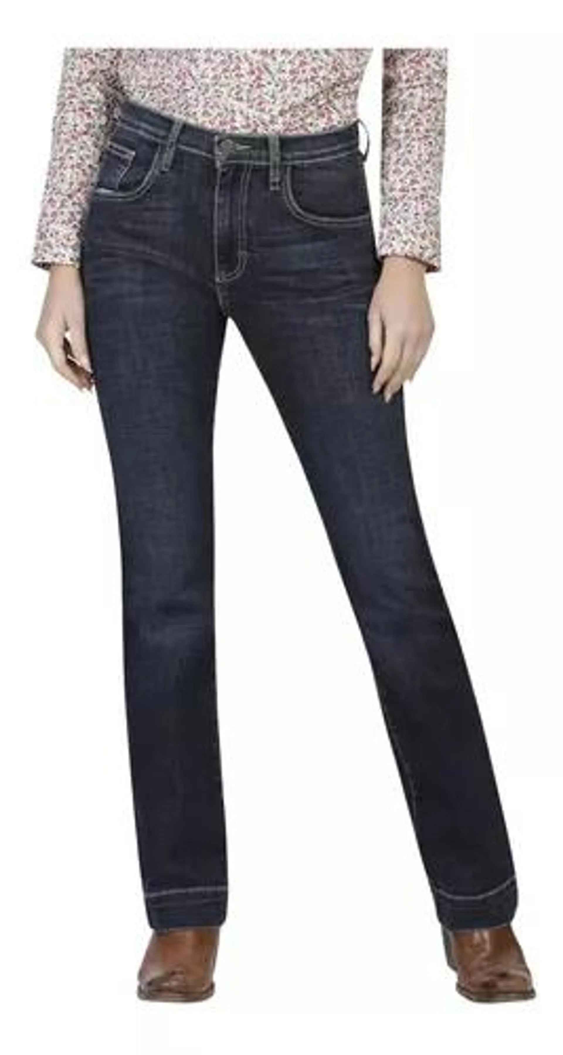 Pantalón Jeans High Rise Flare Wrangler Mujer 113