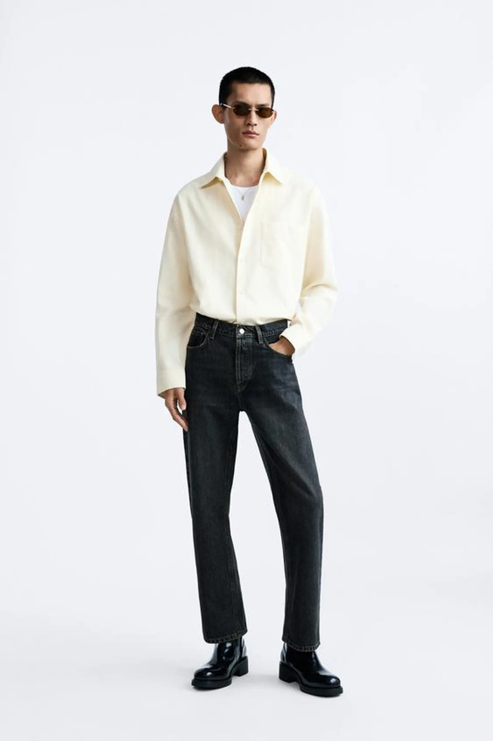 TEXTURED COTTON SHIRT