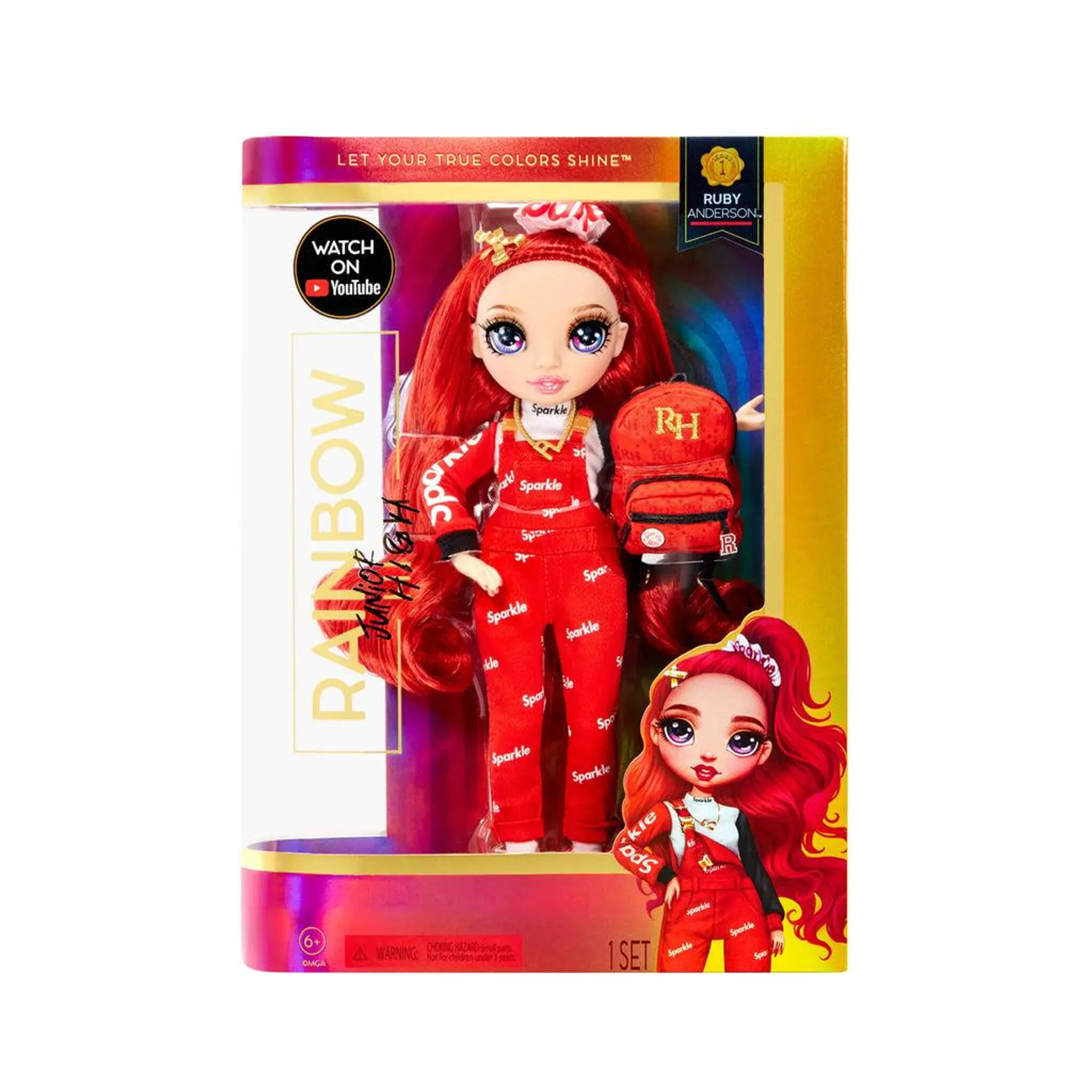 Rainbow High Junior, Fashion Ruby Anderson Con Accesorios