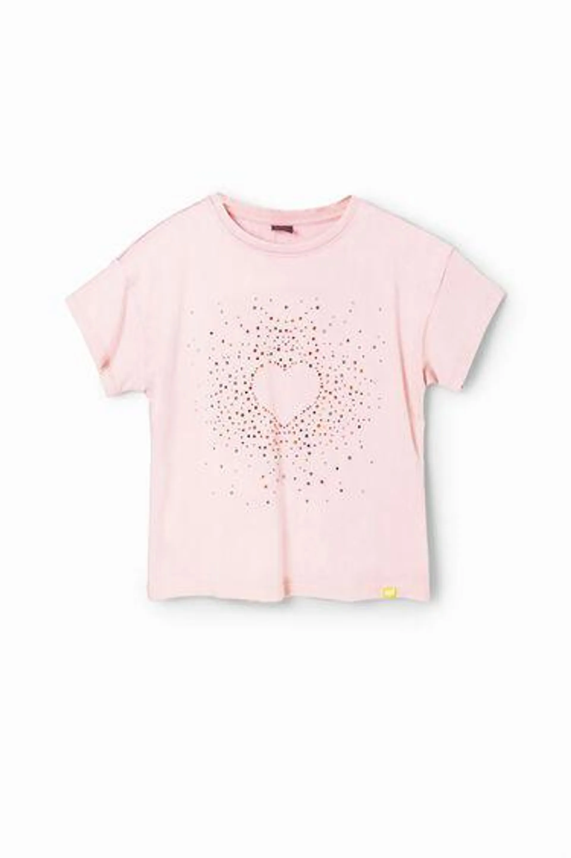 Camiseta corazón strass