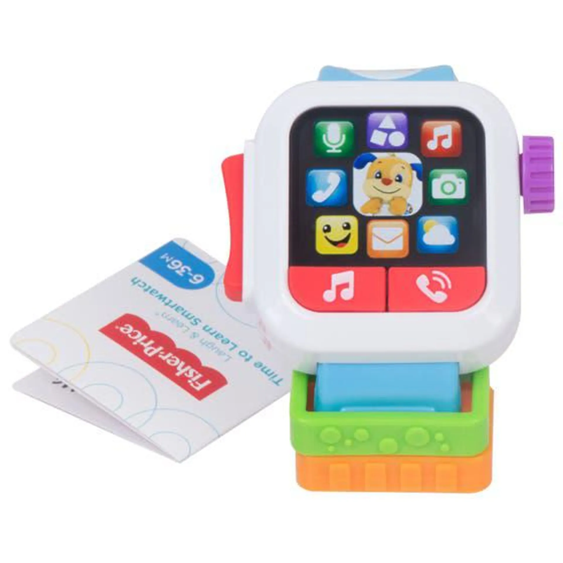 Mattel Fisher-Price Ríe y Aprende Mi Primer Smartwatch HXB78