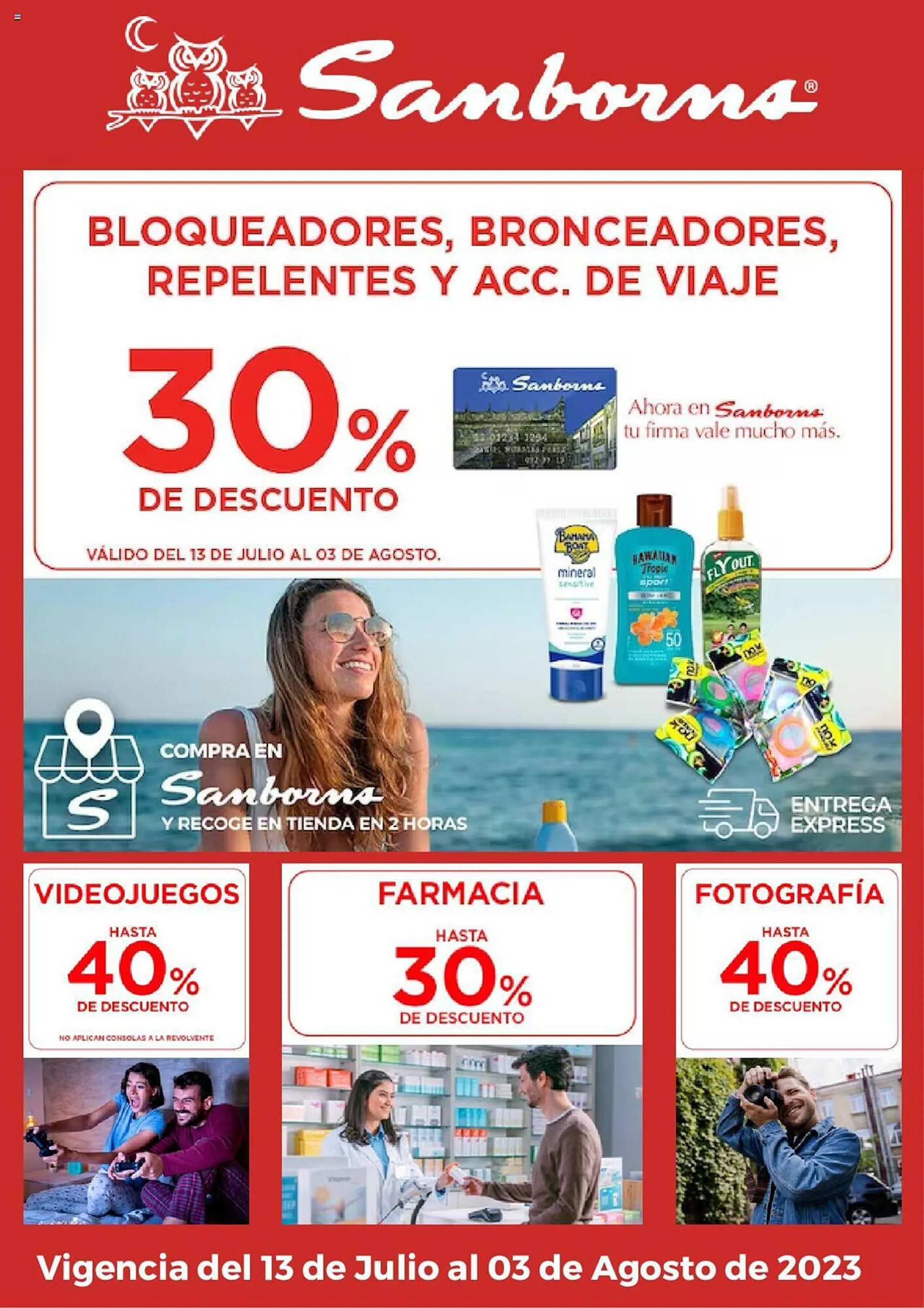 Catálogo de Catálogo Sanborns 13 de julio al 3 de agosto 2023 - Pagina 1