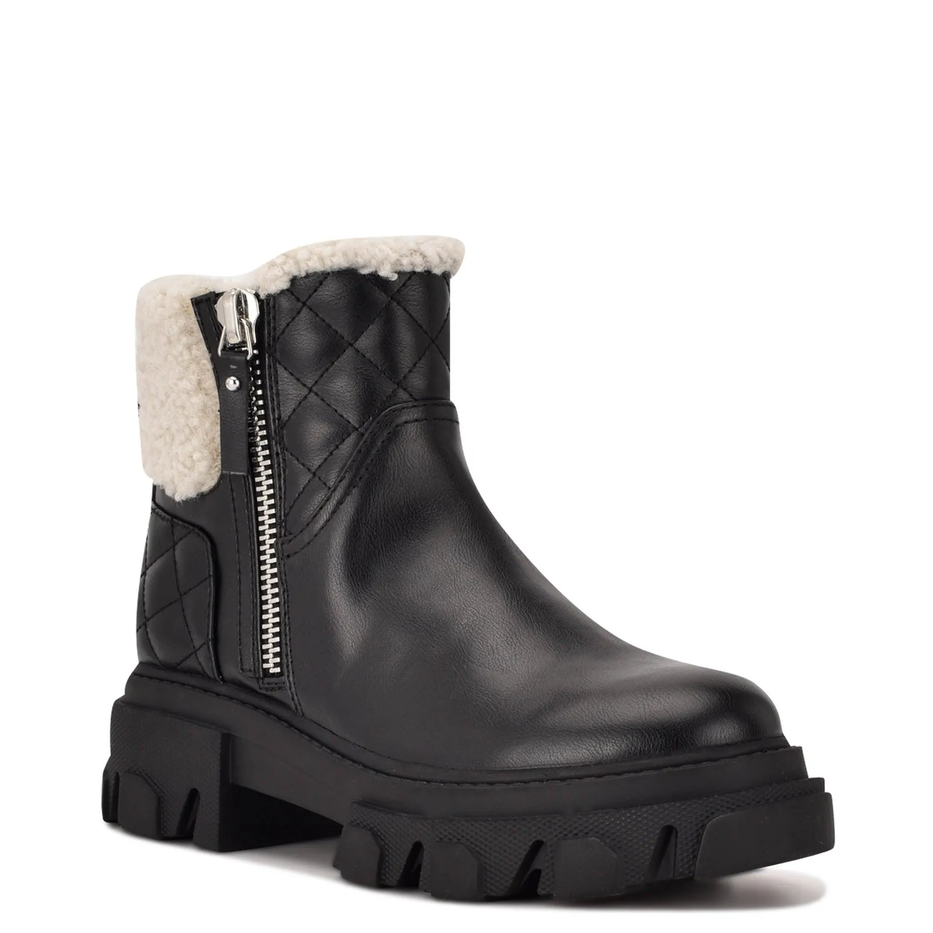 Botin Colbee3-A Sintetico Negro Nine West