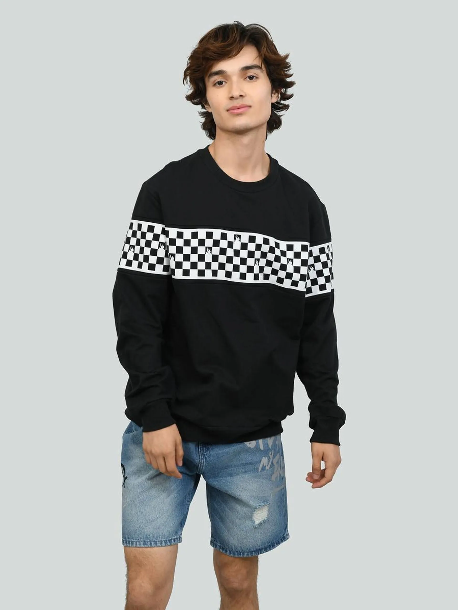 Sudadera Manga Larga Estampada