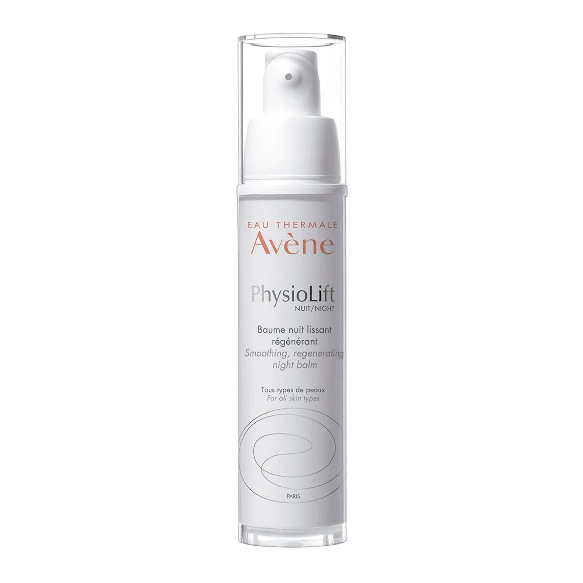 Avene Physiolift bálsamo de noche, relaja y alisa las líneas de expresión 30ml.