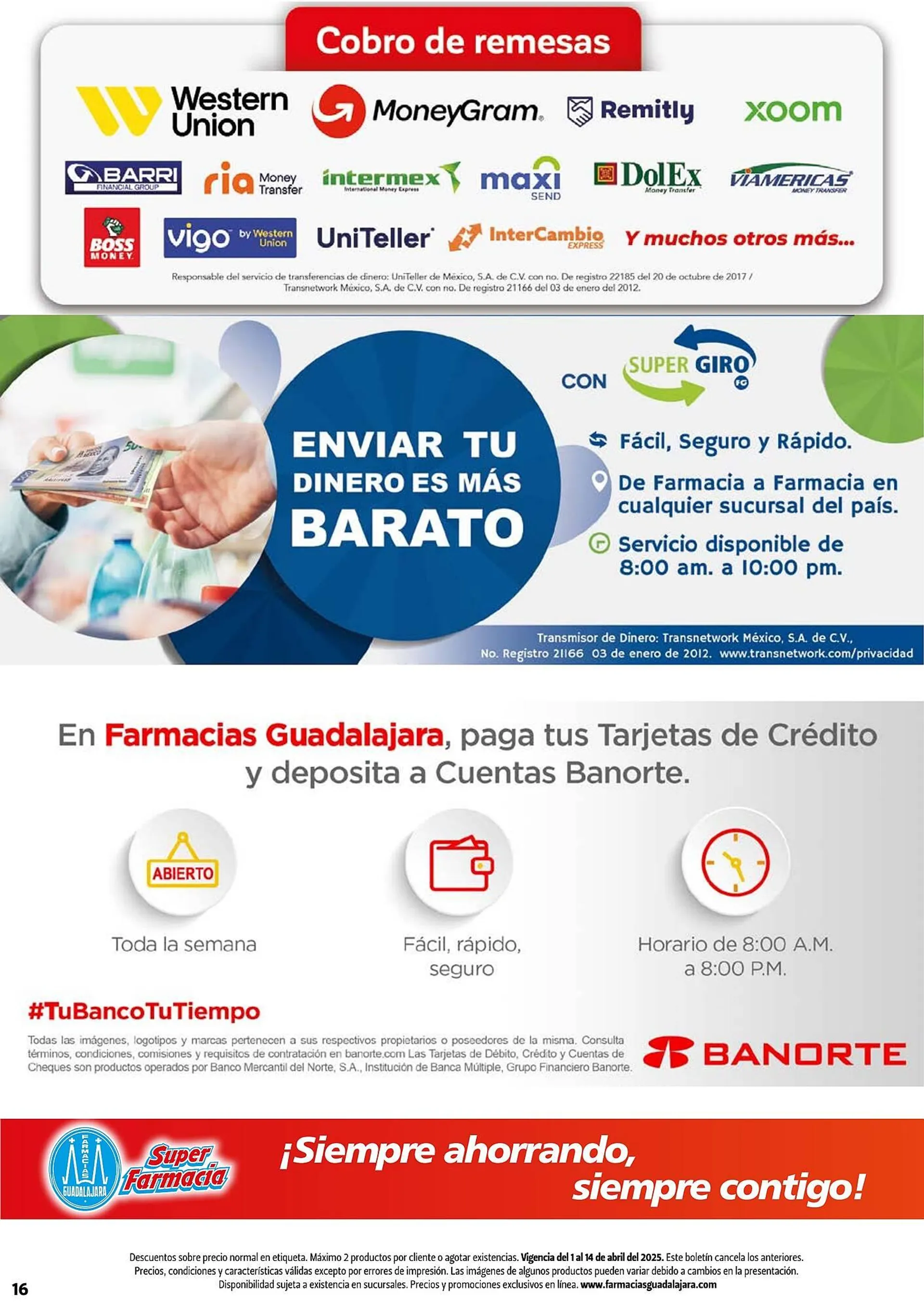 Catálogo de Catálogo Farmacias Guadalajara 1 de abril al 14 de abril 2025 - Pagina 16