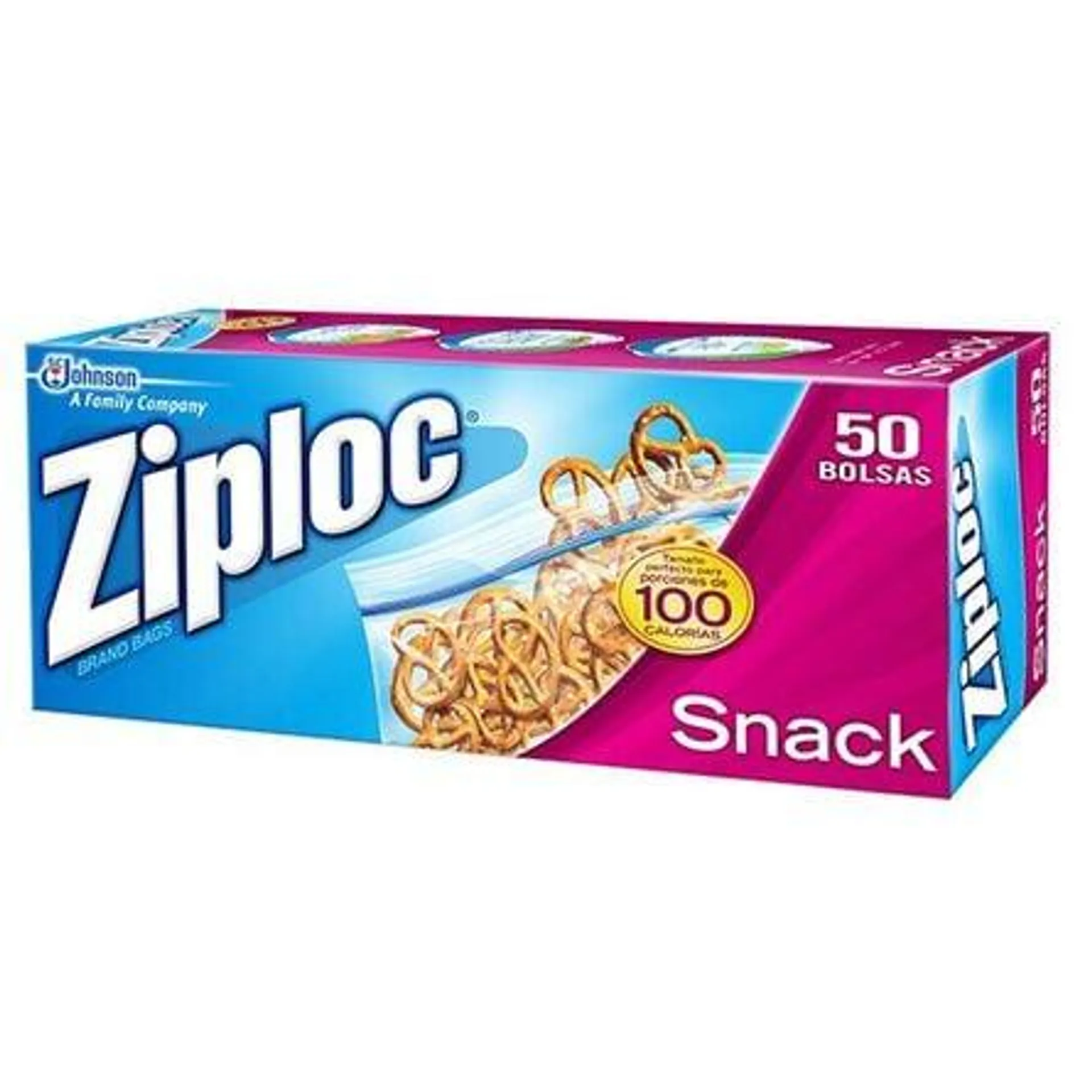 Bolsa para Alimento Ziploc Caja con 50 Piezas