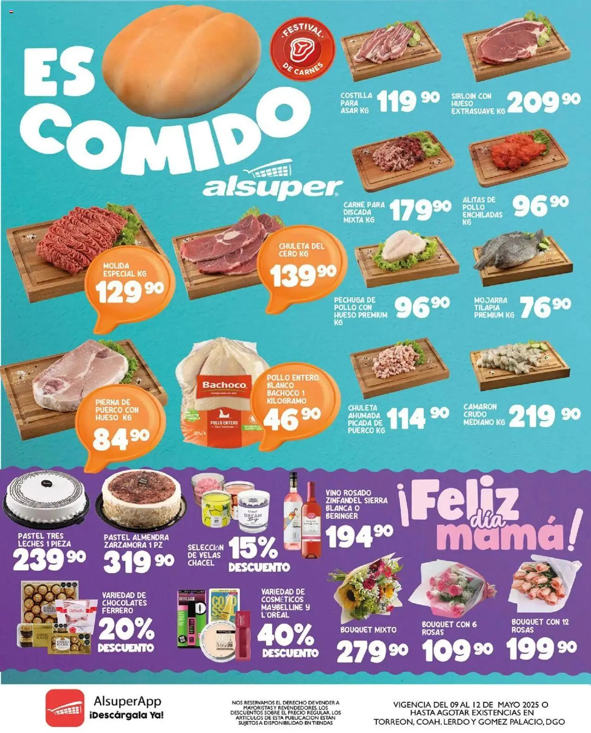 Catálogo de Alsuper folleto - Laguna 	 9 de mayo al 12 de mayo 2025 - Pagina 1