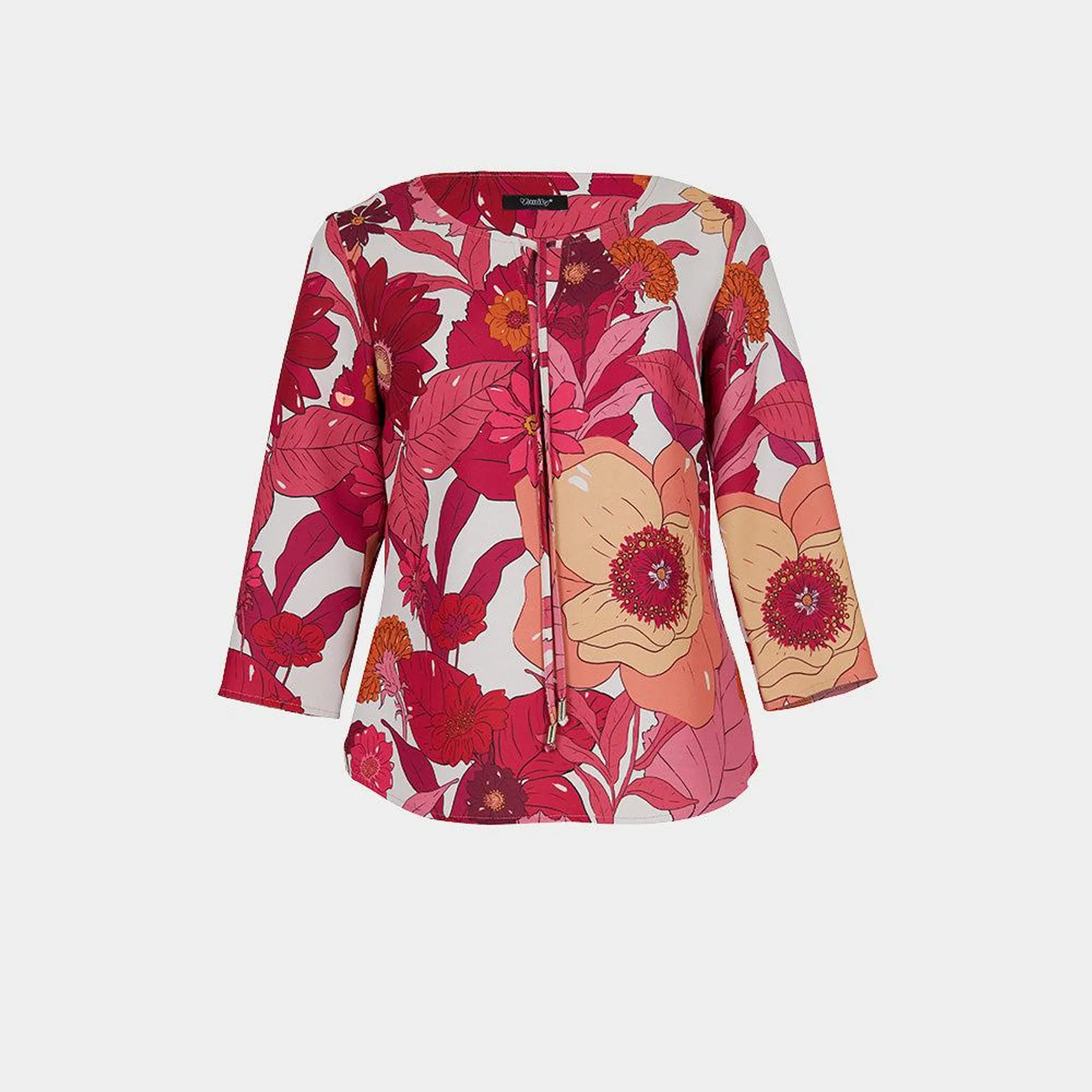 Blusa Floral Jareta