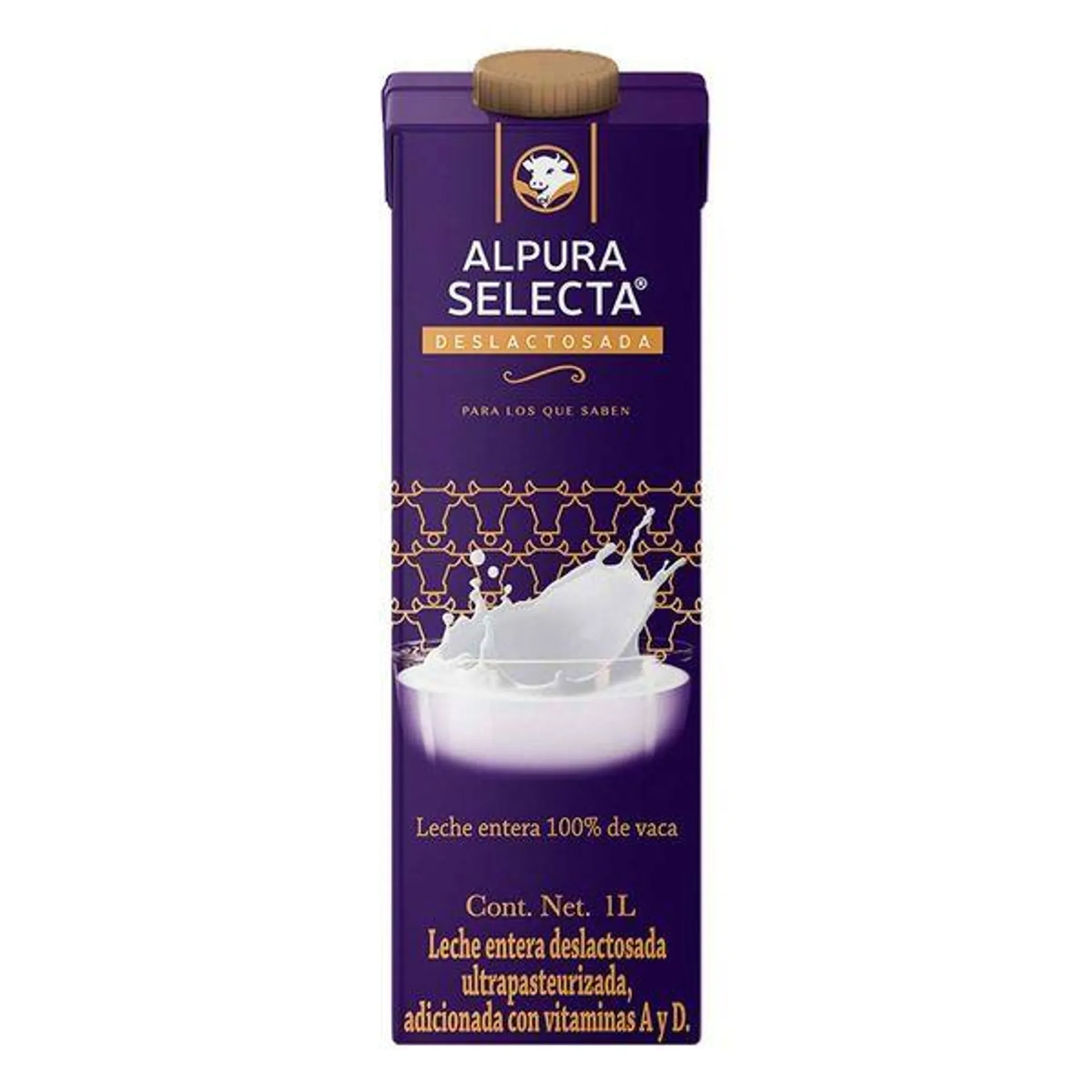 Leche Alpura selecta deslactosada 1 l