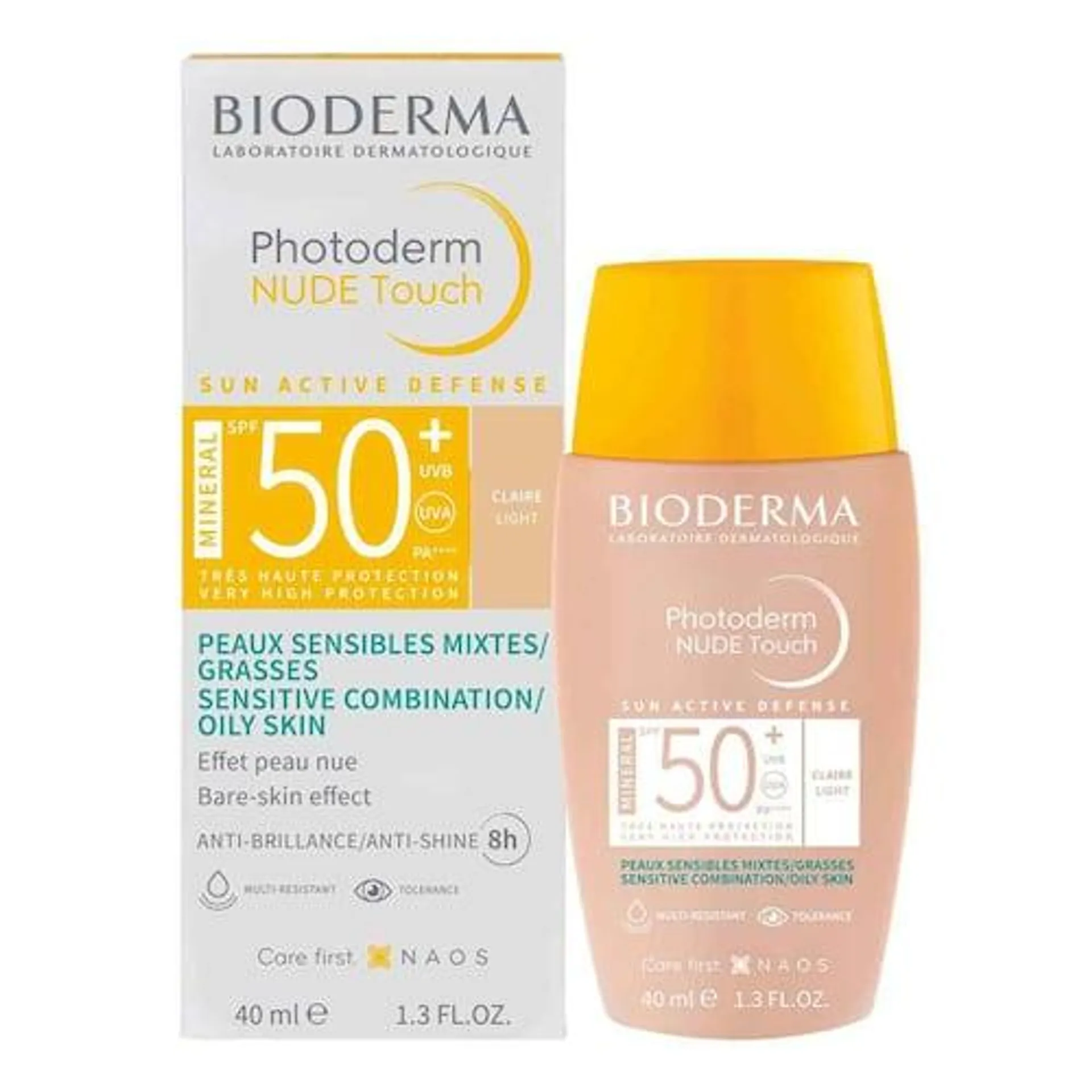 Photoderm Nude Touch Mineral Pf 50+ Tono Claro 40ml