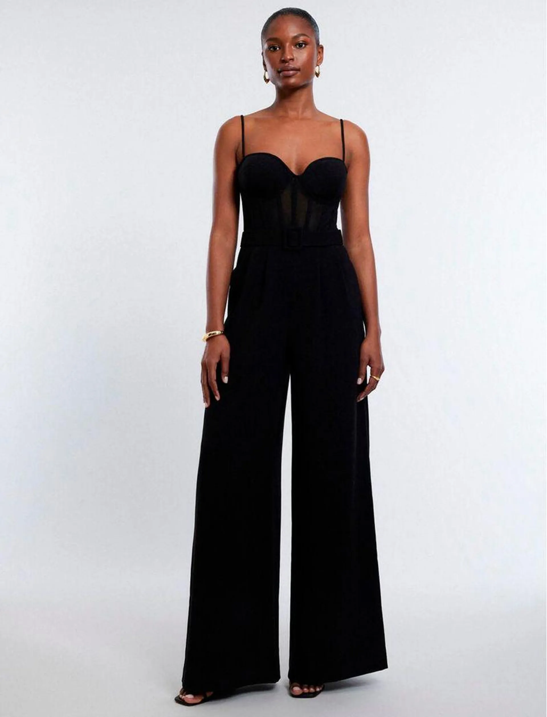 JUMPSUIT BUSTIER PIERNA ANCHA