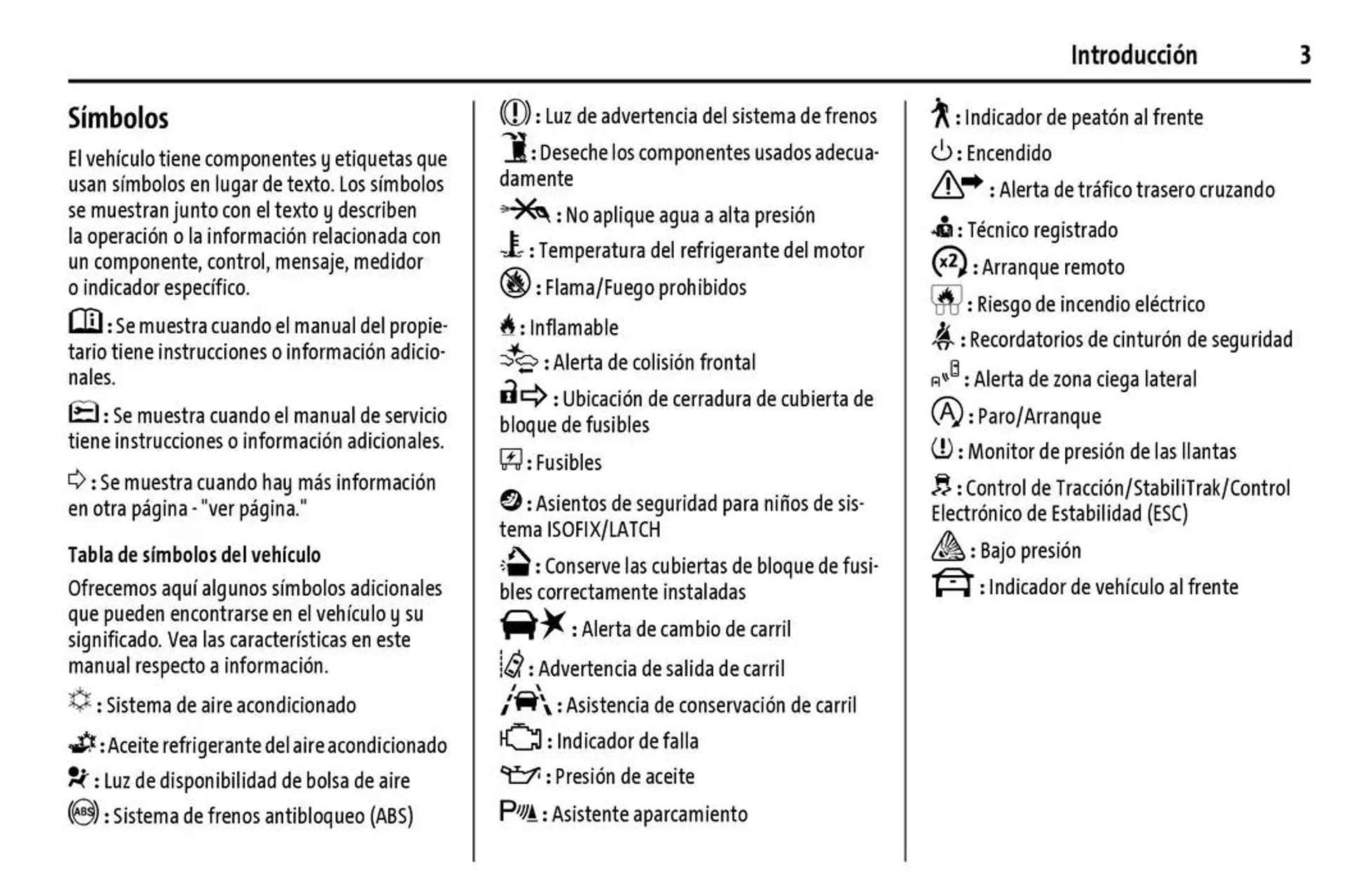 Catálogo de Cheyenne 2025 Manual del propietario 22 de enero al 31 de diciembre 2025 - Pagina 4