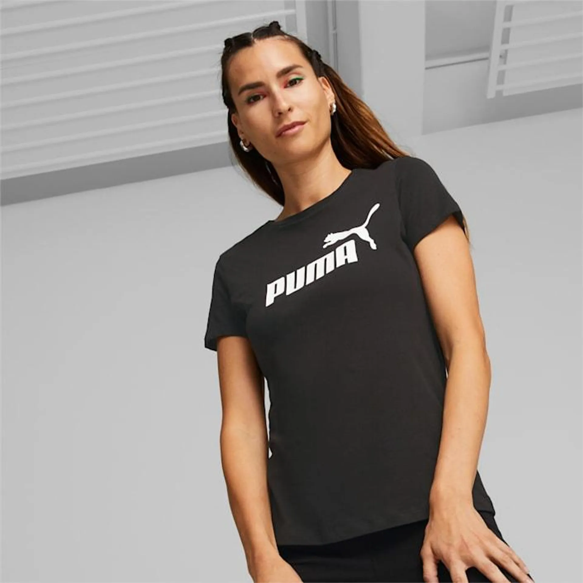 Playera con logotipo para mujer Essentials