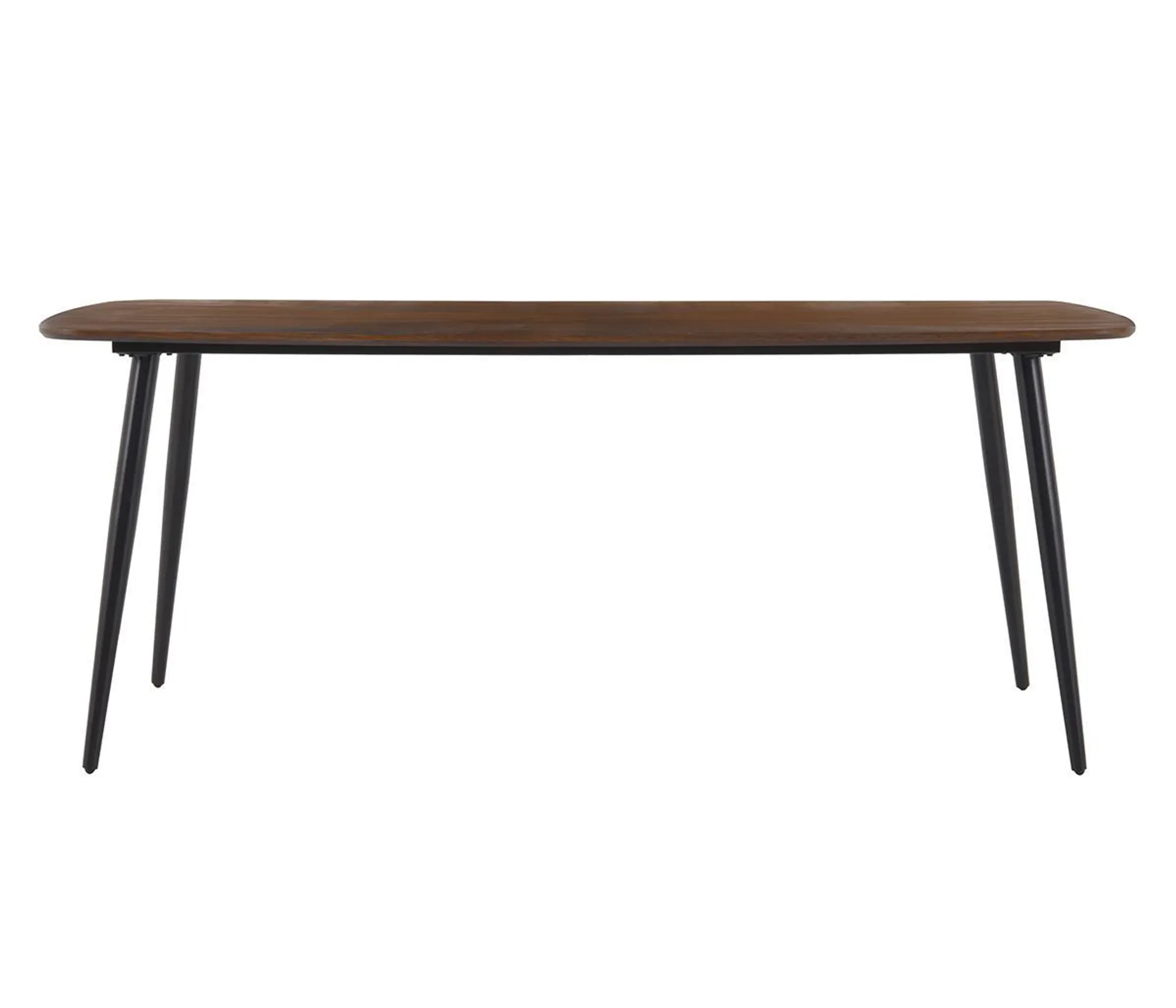 Mesa de comedor Sopra 200 cm pata negra - Nogal