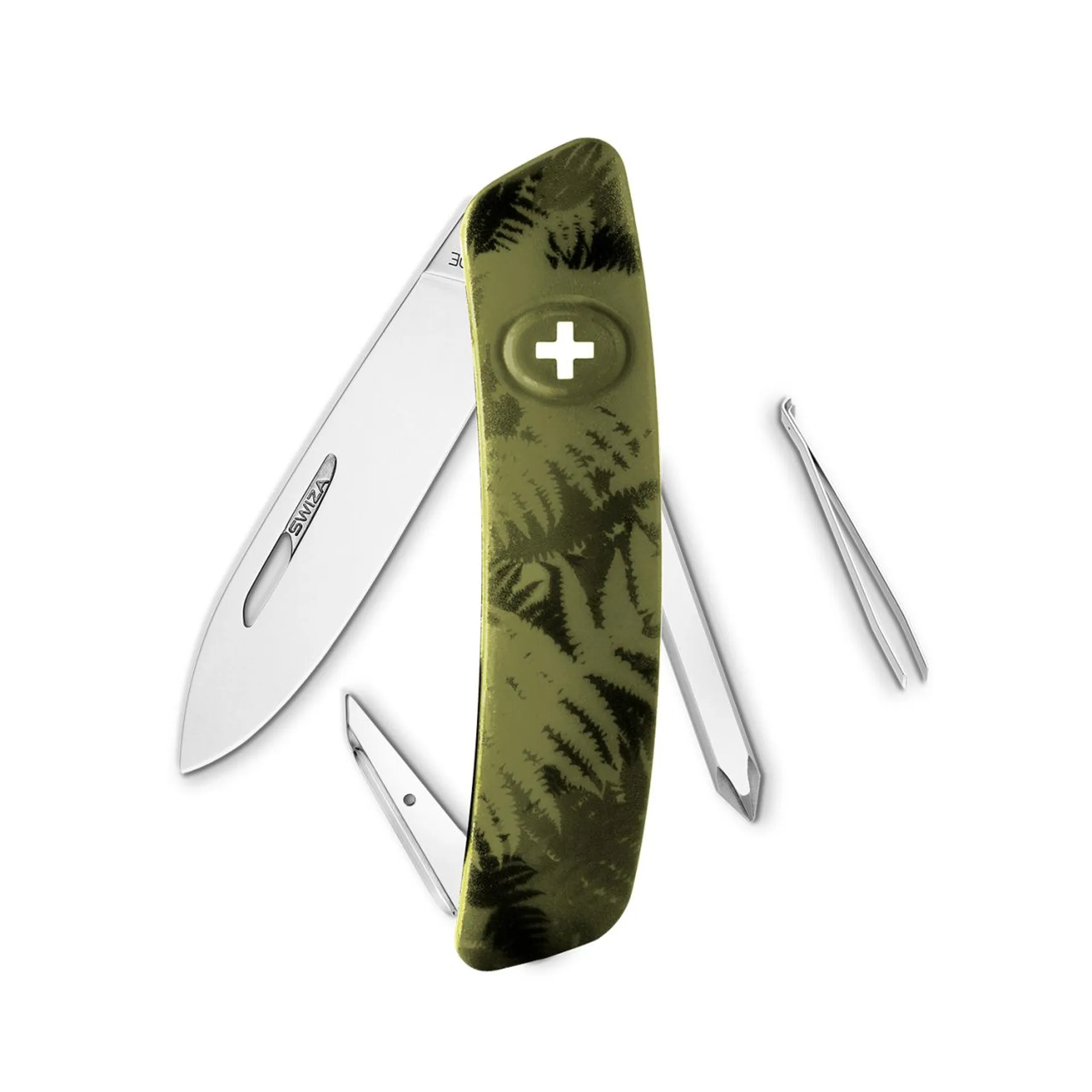 SWIZA STANDARD D02 6 FUNCIONES CAMO DE HOJAS VERDE