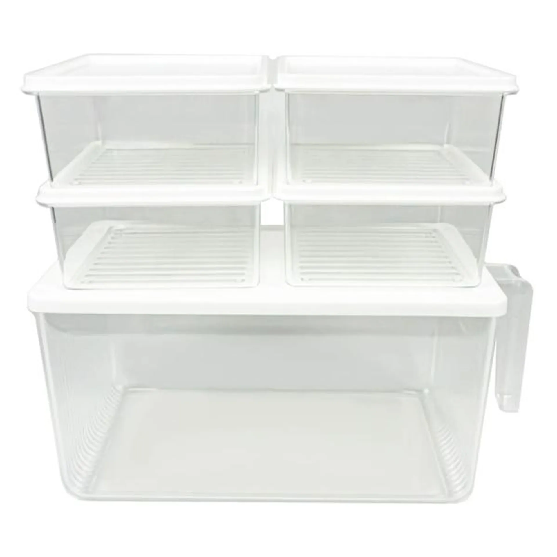 SET DE RECIPIENTES HERMÉTICOS ACRÍLICO 5 PIEZAS