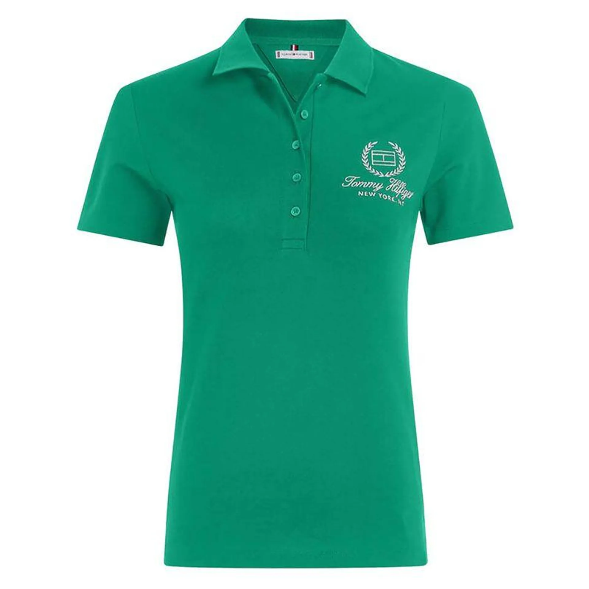 Playera Tipo Polo Para Dama Tommy Hilfiger Verde WW0WW41762-L4B