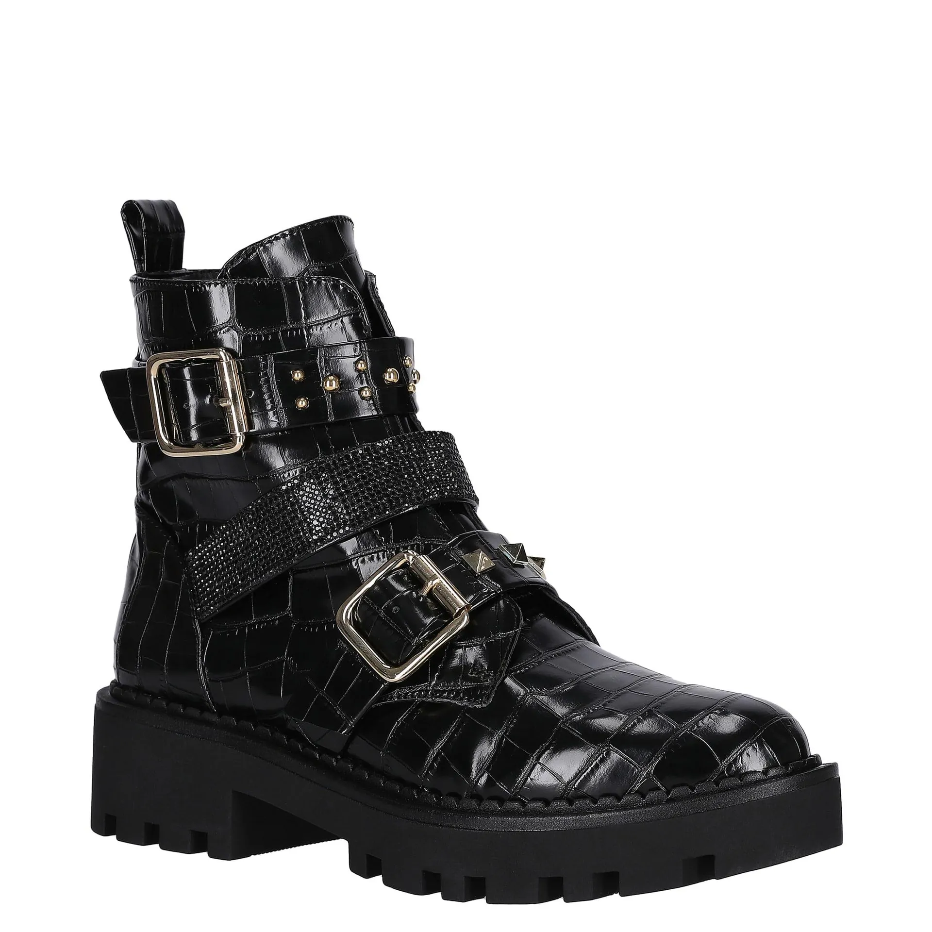 Botin Ozuru Sintetico Negro Multicolor Westies