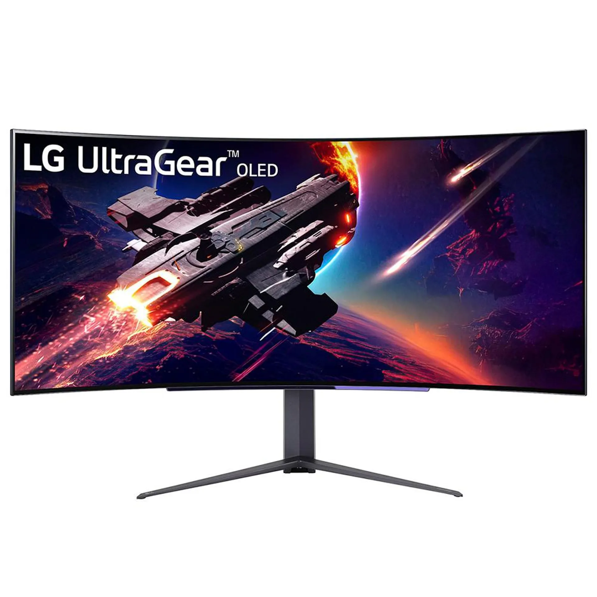 Monitor gamer LG 45GR95QE-B WQHD / 45” / 3440x1440 / Frecuencia de actualización máx. 240Hz / 0.03ms / 45GR95QE-B