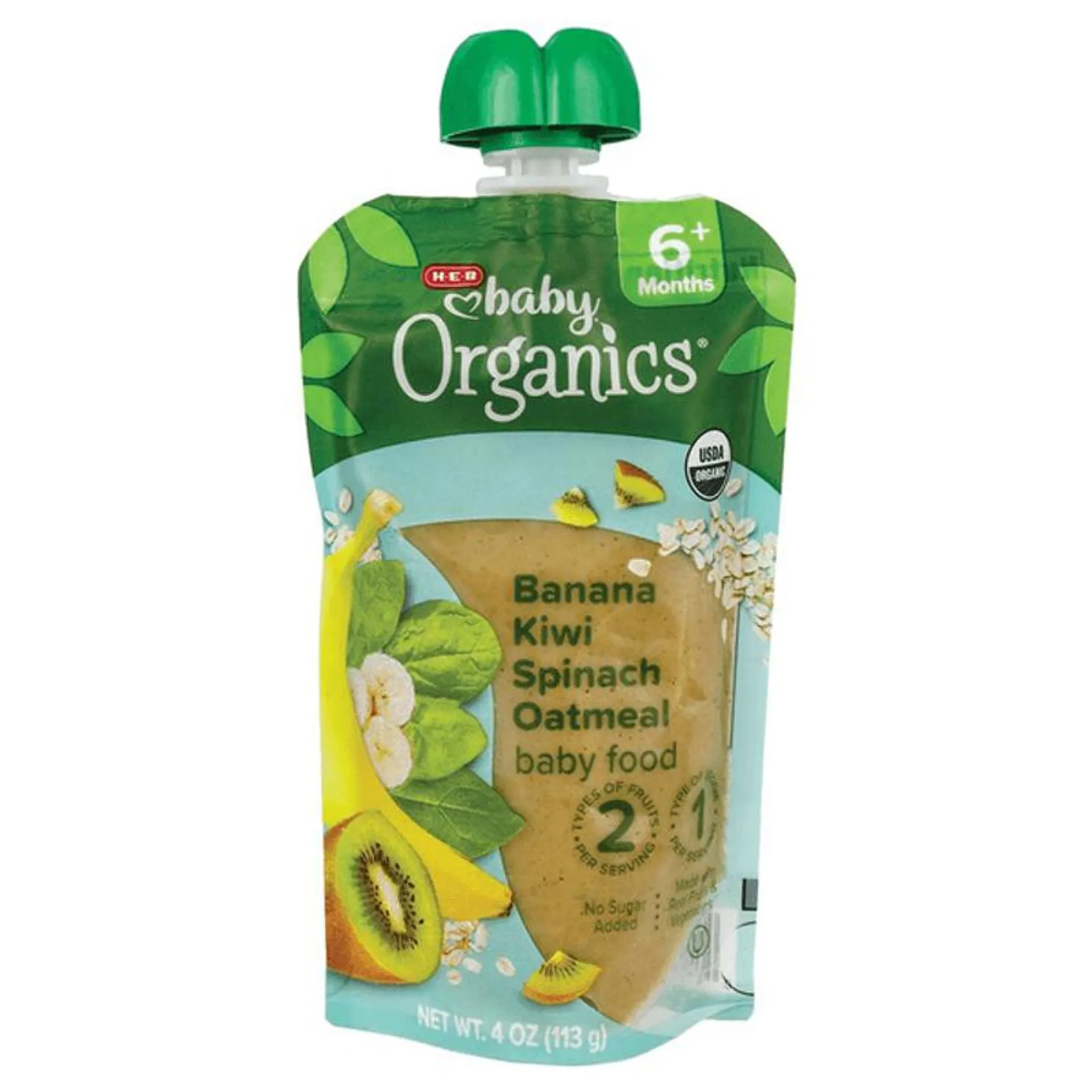 Papilla Organica Platano Kiwi Espinaca 113 Gr