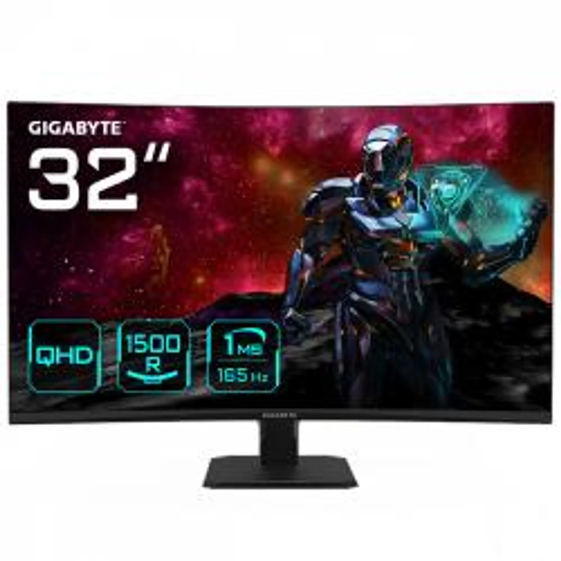 Monitor Gamer Curvo Gigabyte GS32QC LCD 31.5", Quad HD, FreeSync, 165Hz, HDMI/DisplayPort, Negro