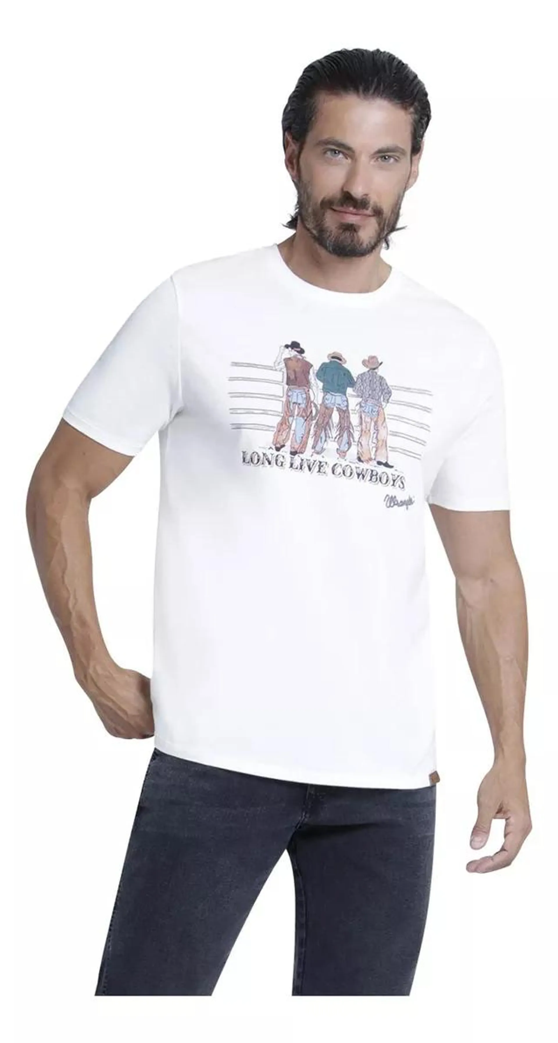 Playera Hombre Wrangler Estampada Comfort 022