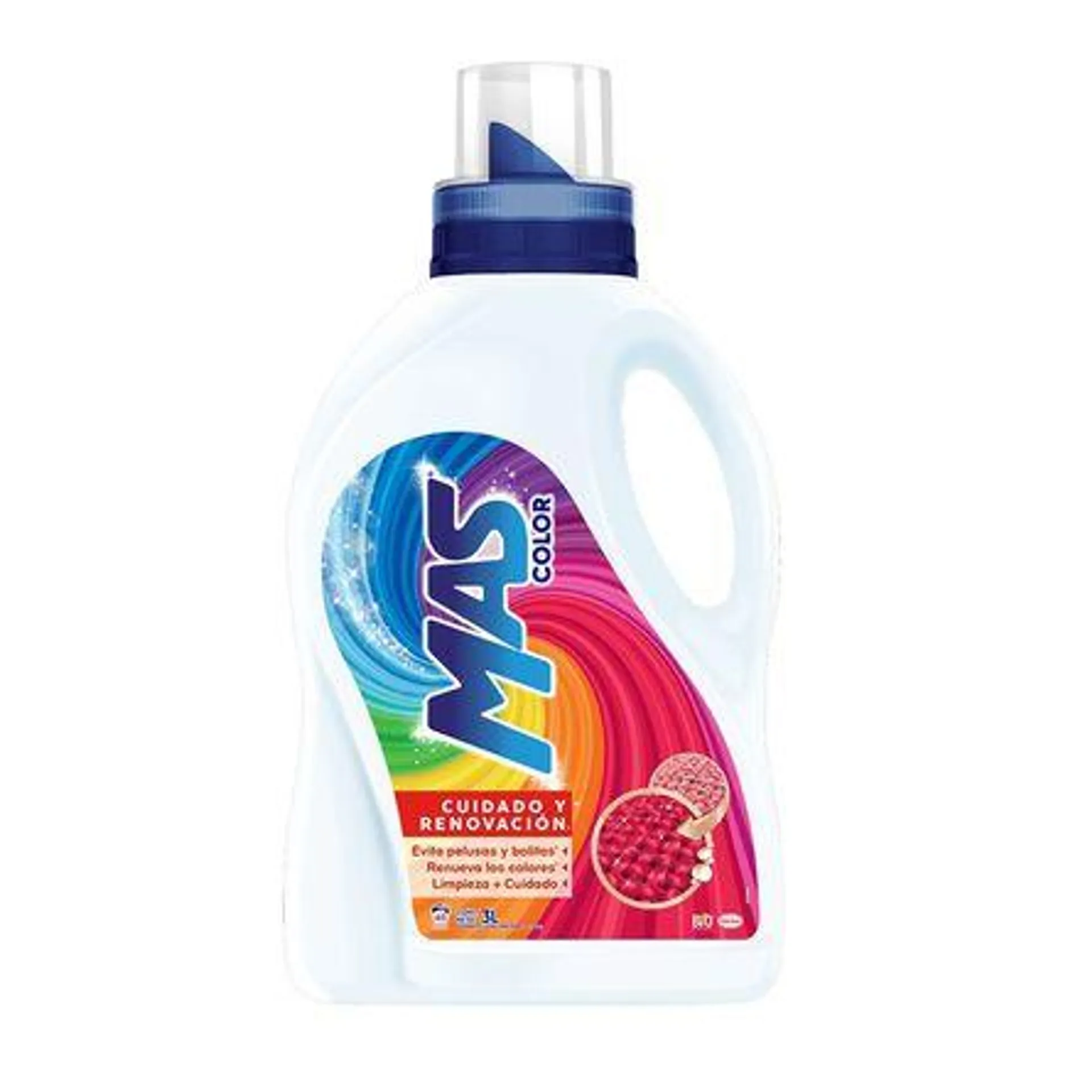 Detergente líquido Mas Color 3Lt