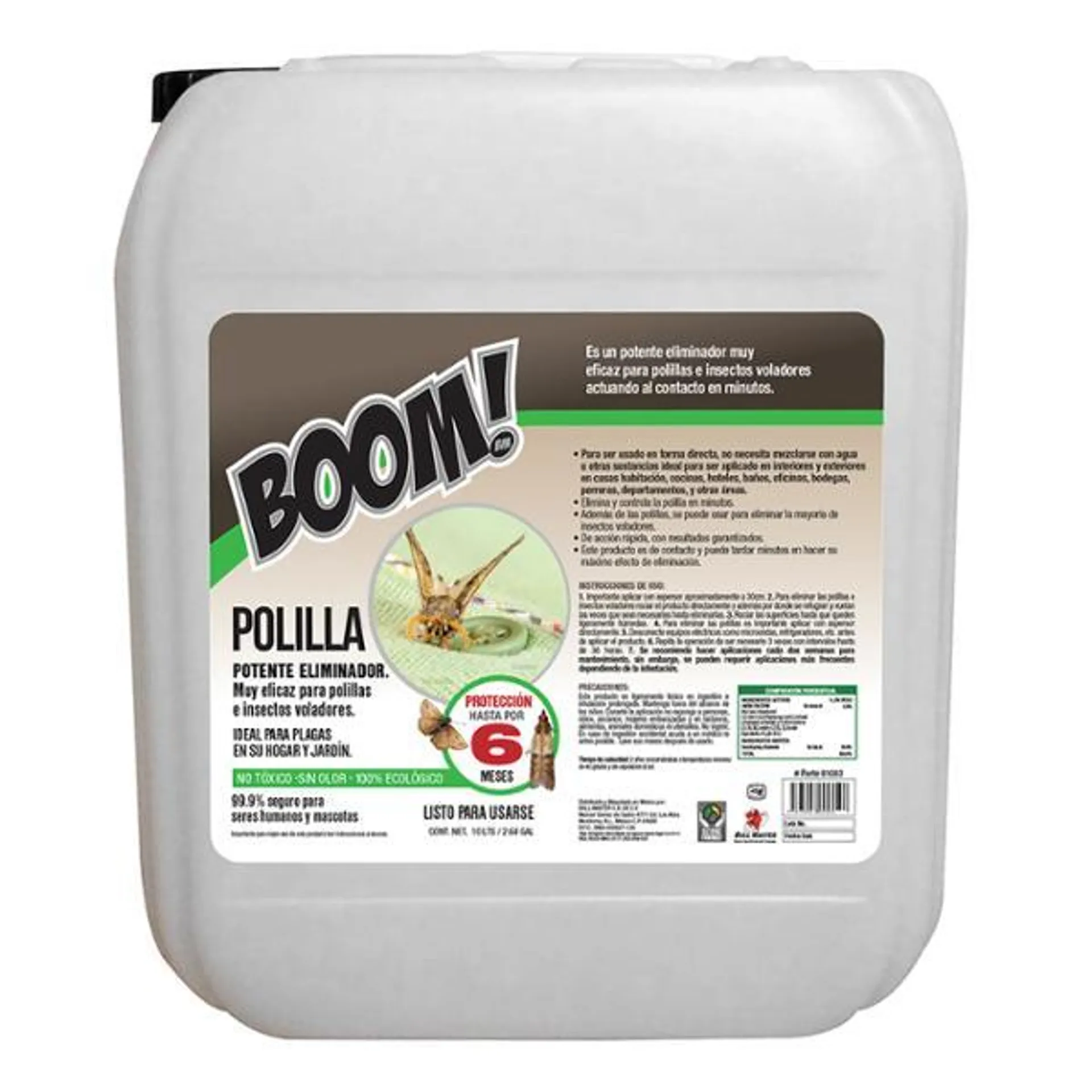 INSECTICIDA PARA POLILLAS 10 L BOOM!