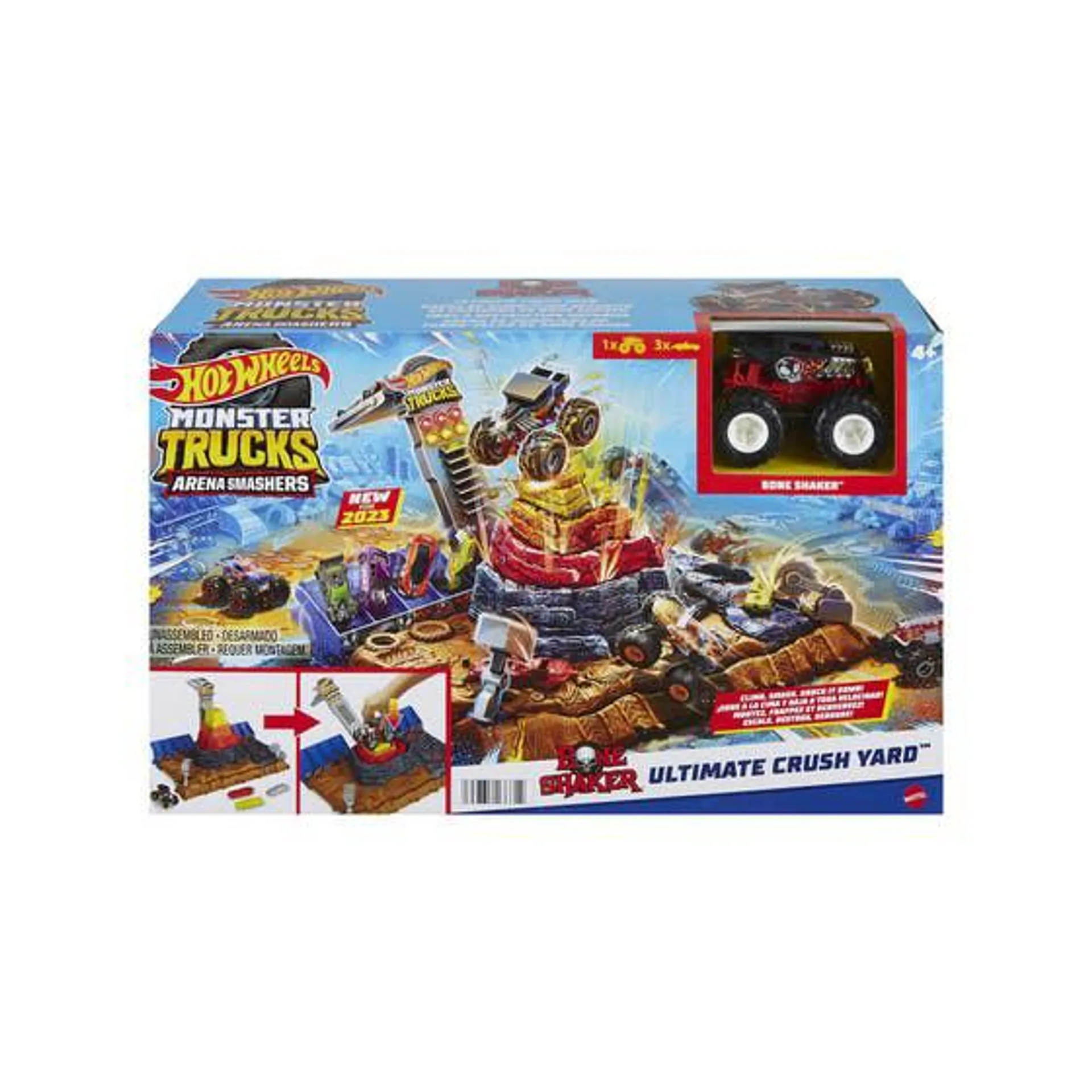 Mattel Hot Wheels Pista Arena de Demolición Deposito HNB96