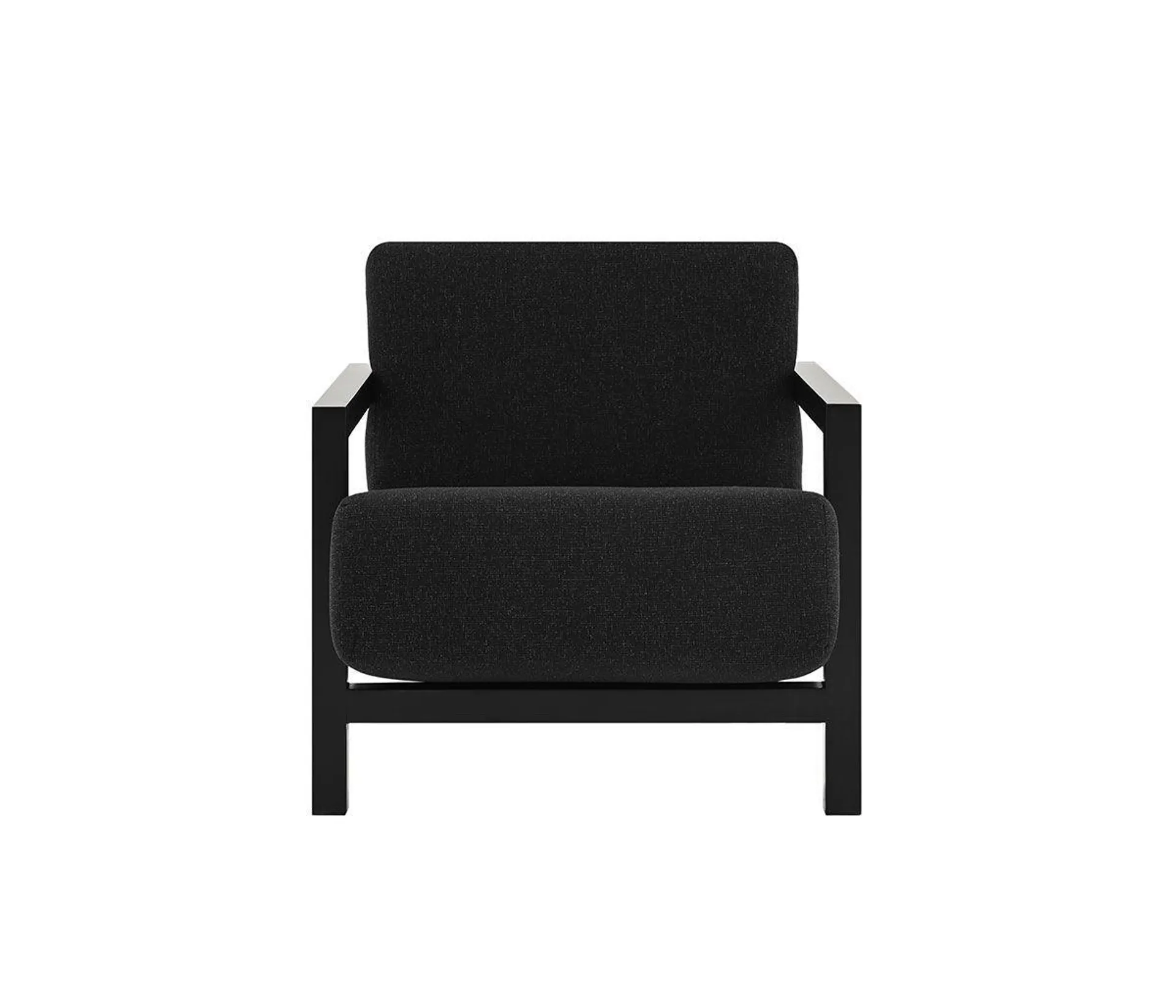 Sillón Duo pata negra - Negro