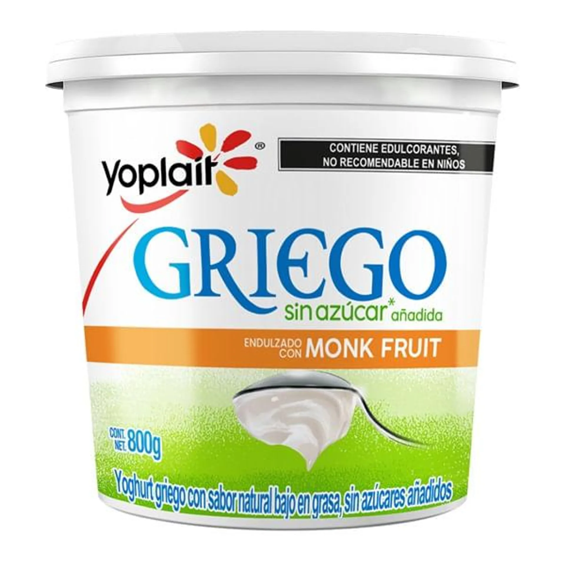 Yoghurt Yoplait batido griego monkfrut sin azúcar 800 g