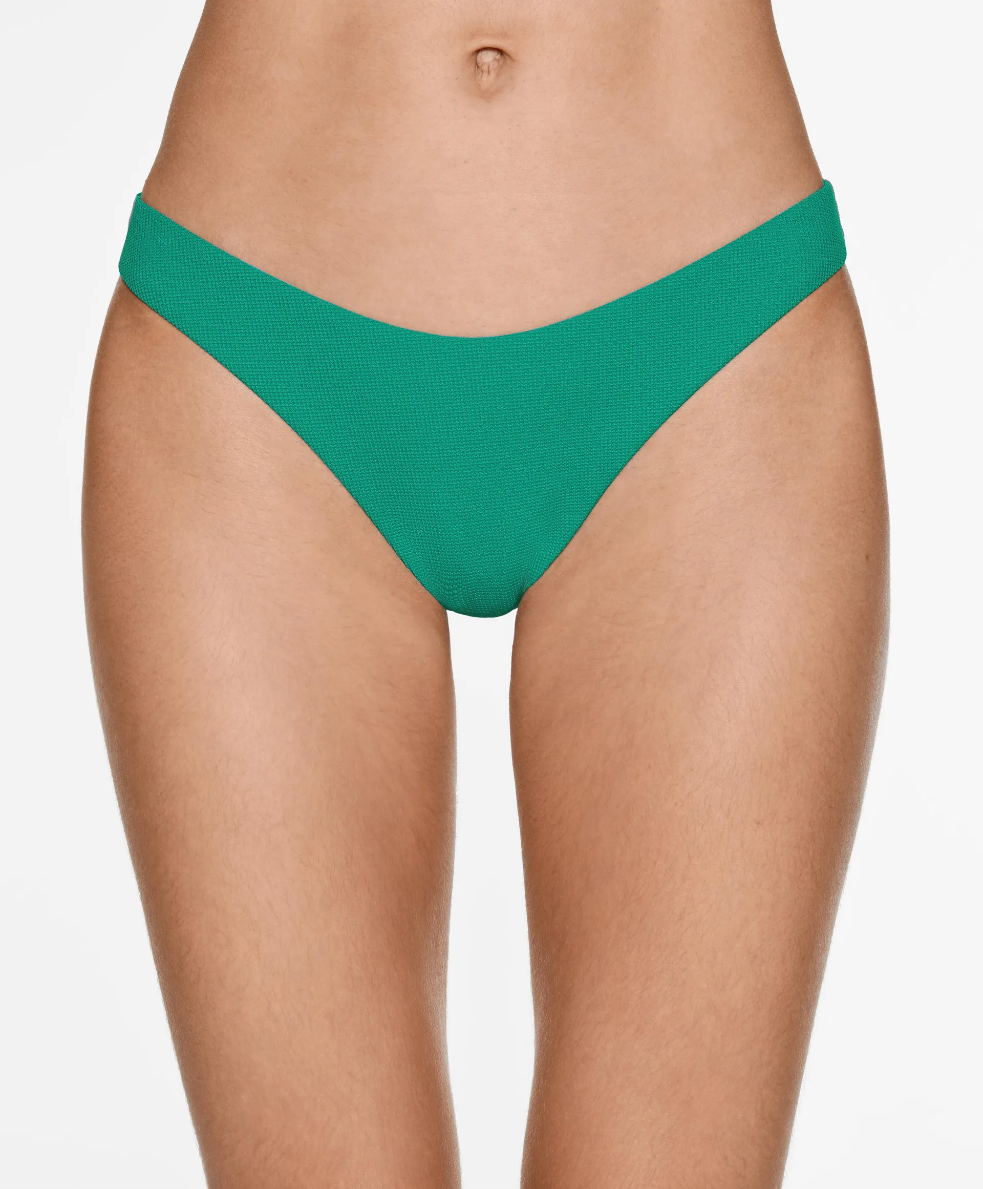 Panti de bikini brasileña corte U piqué