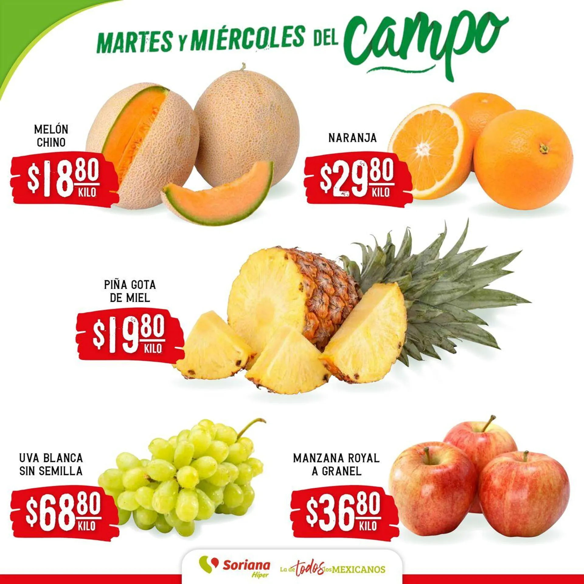 Catálogo de Soriana - Martes y Miércoles del Campo Híper Nacional Oferta actual 22 de abril al 23 de abril 2025 - Pagina 2