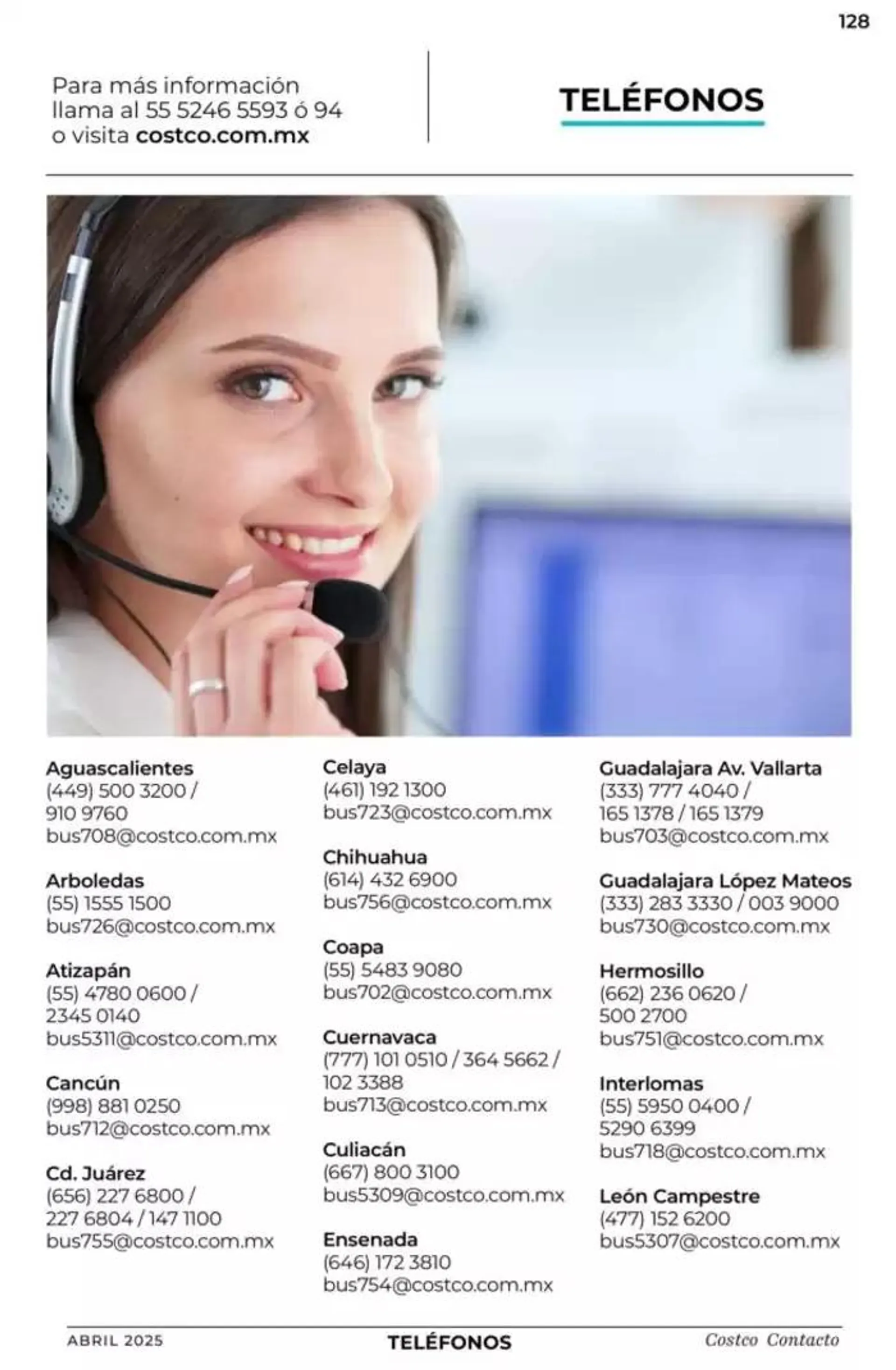 Catálogo de Catálogo Costco 1 de abril al 30 de abril 2025 - Pagina 128