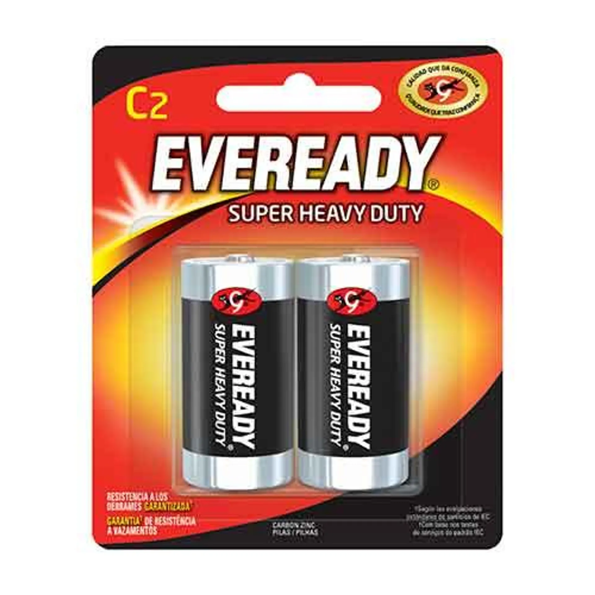 Pila Zinc-carbon C 2 Pzas E300652000 Eveready