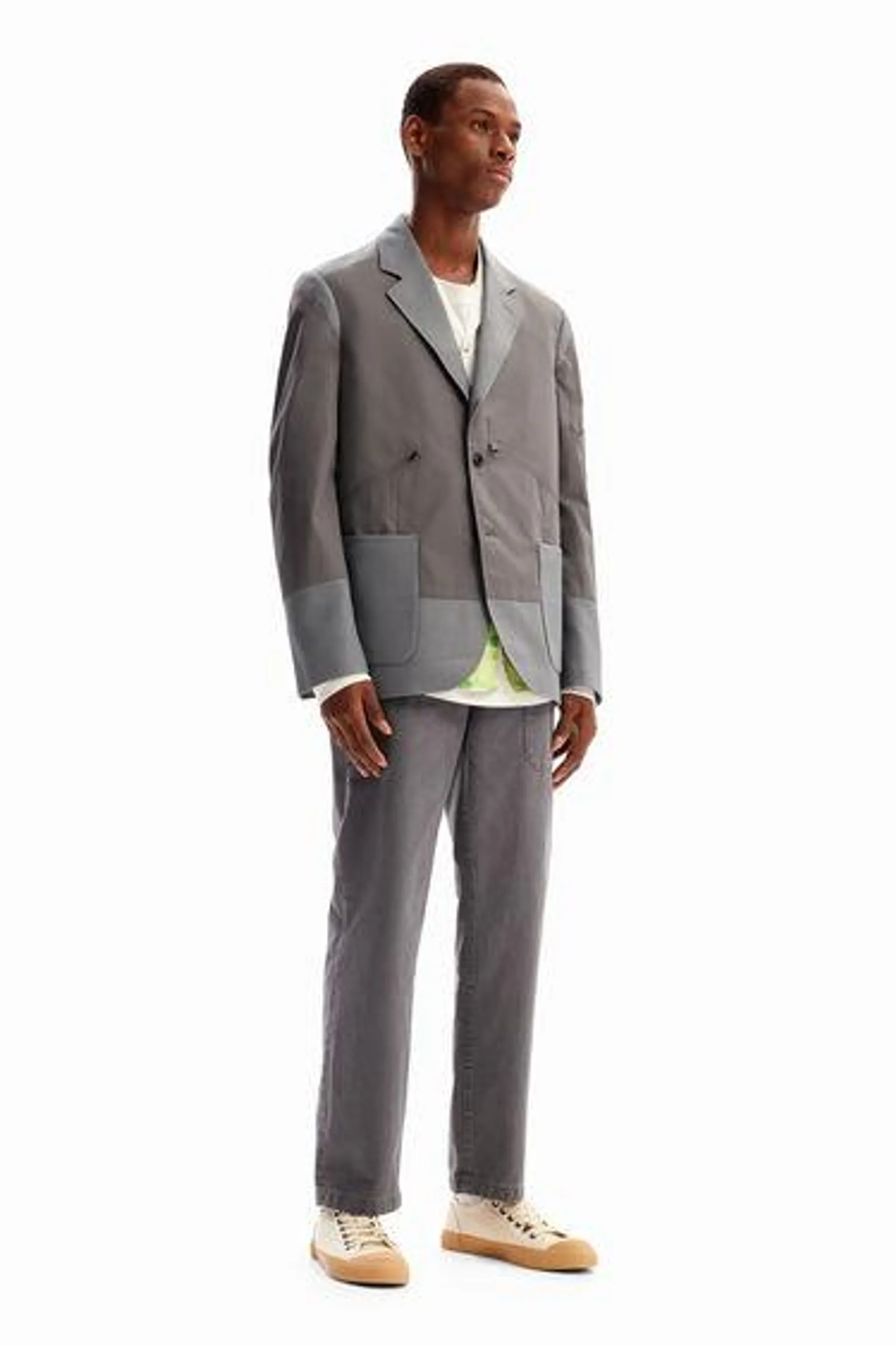 Blazer híbrida bolsillos