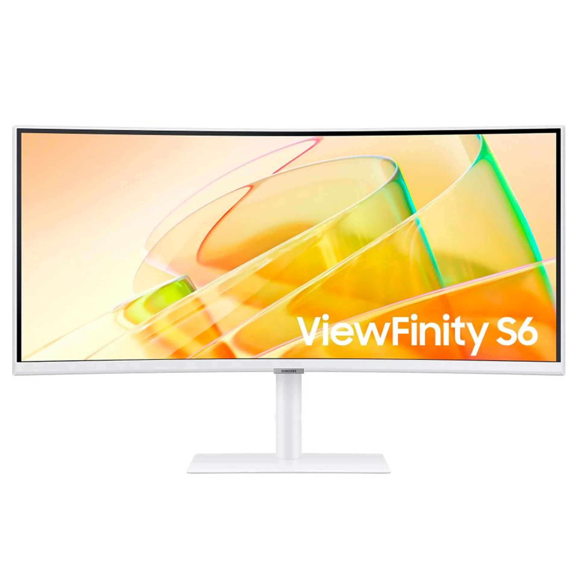 Monitor Curvo Samsung ViewFinity S6 S65TC LED 34" / Ultra Quad HD / Ultra Wide / FreeSync / 100Hz / HDMI / Bocinas Integras / (1 x 5W) / Blanco / LS34C650TALXZX