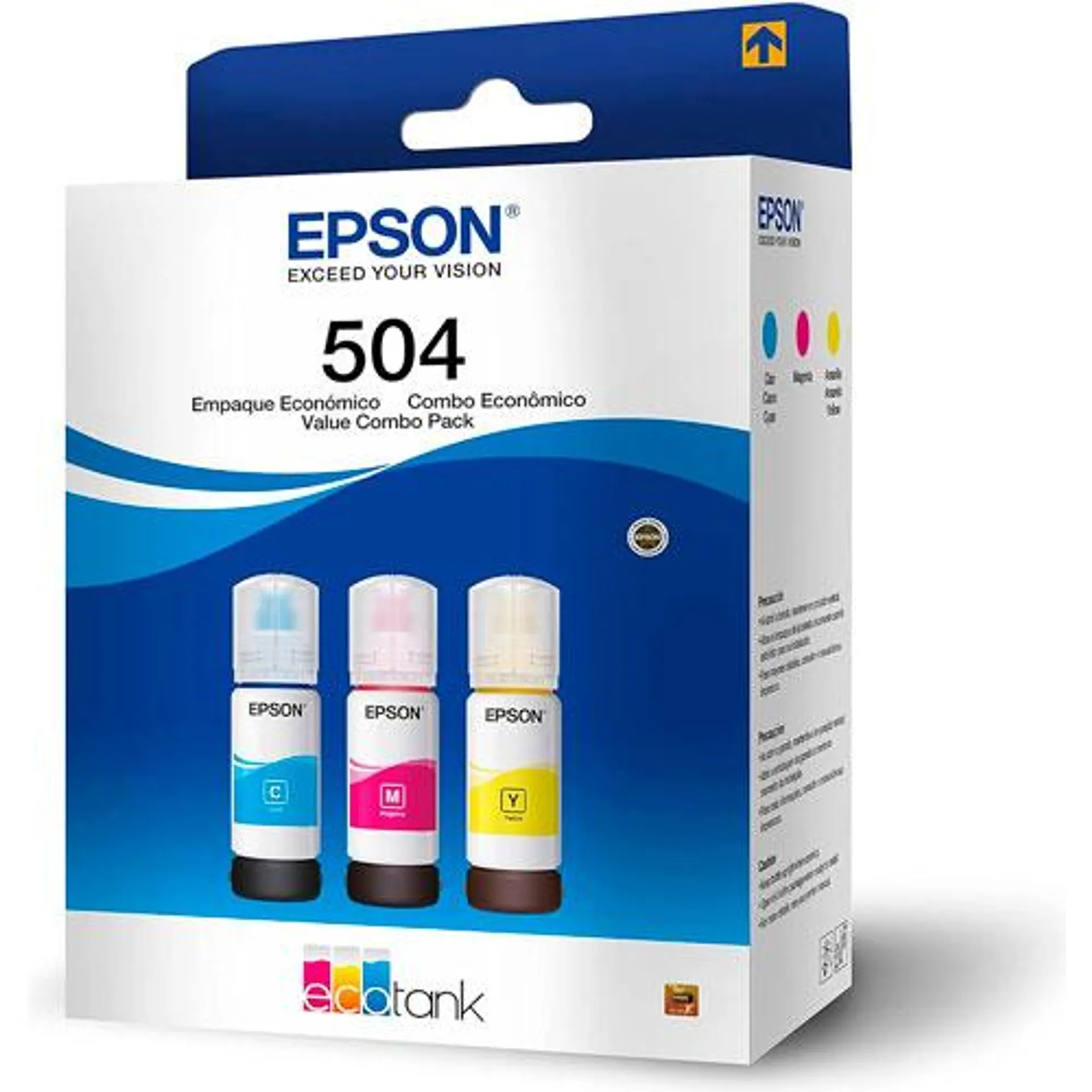 Cartucho inkjet Epson T504520-3P 3/Paq color