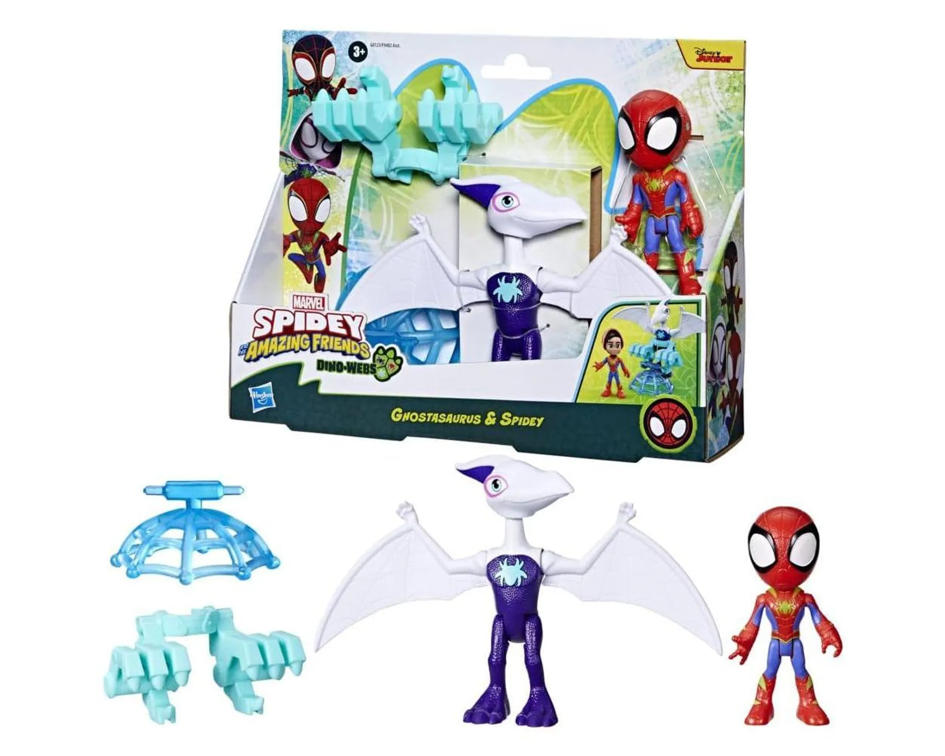 Marvel Spidey and His Amazing Friends Figura de acción de Dino G0123