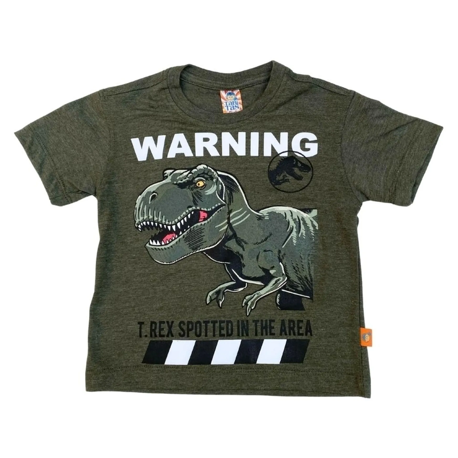 Conjunto: playera de diñosaurio y pantalón tipo cargo