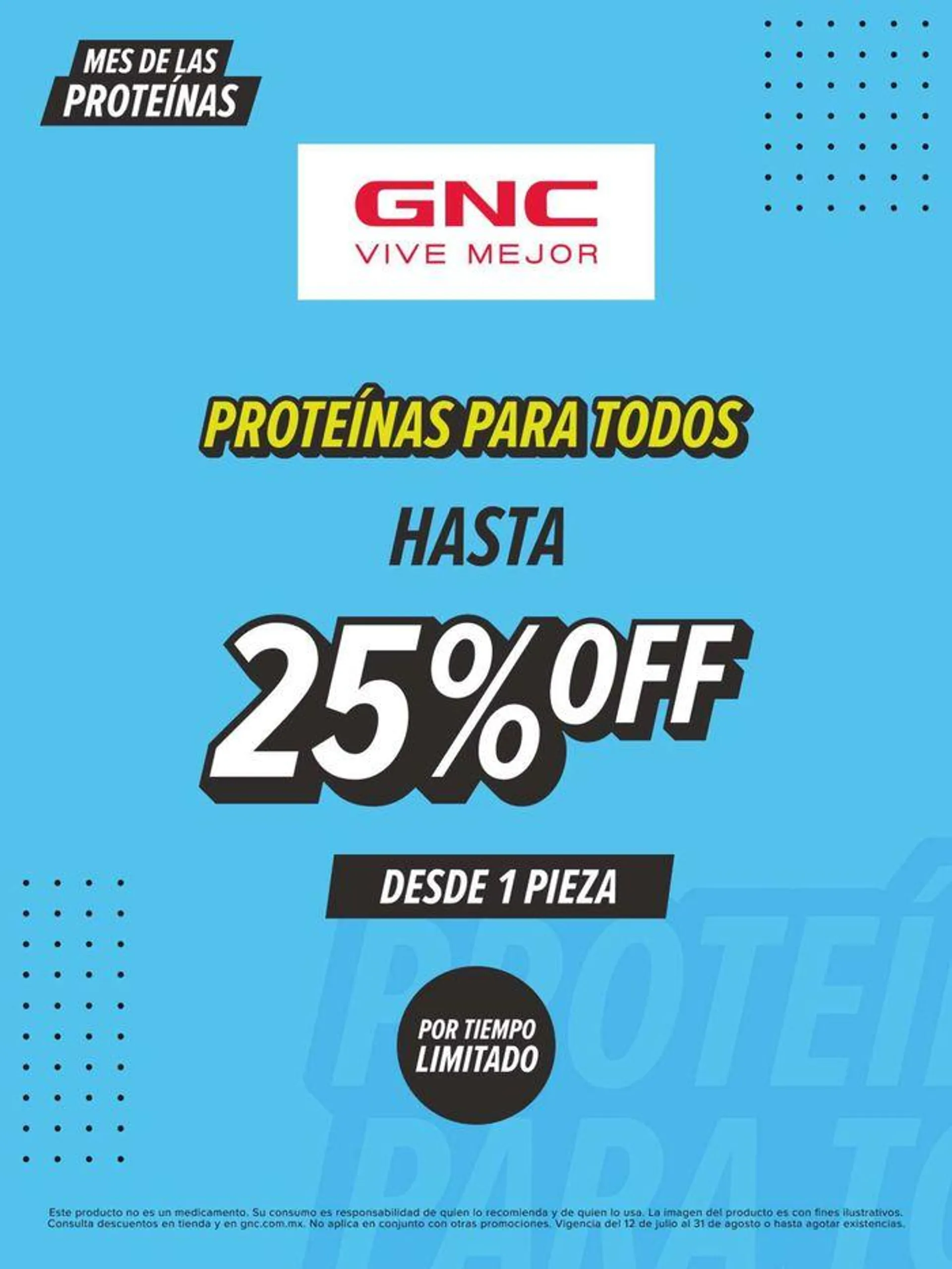 Proteínas para todos - hasta 25% off - 1