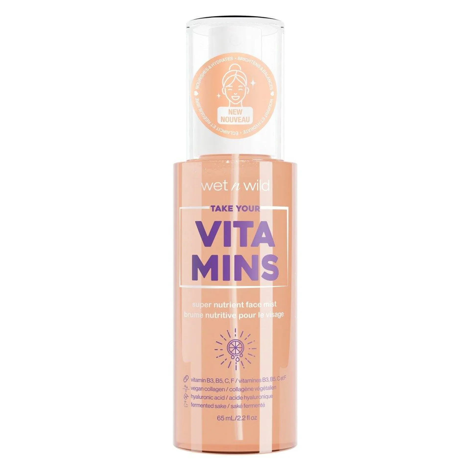 TAKE YOUR VITAMINS SUPER NUTRIENT MIST FACIAL - WET N WILD