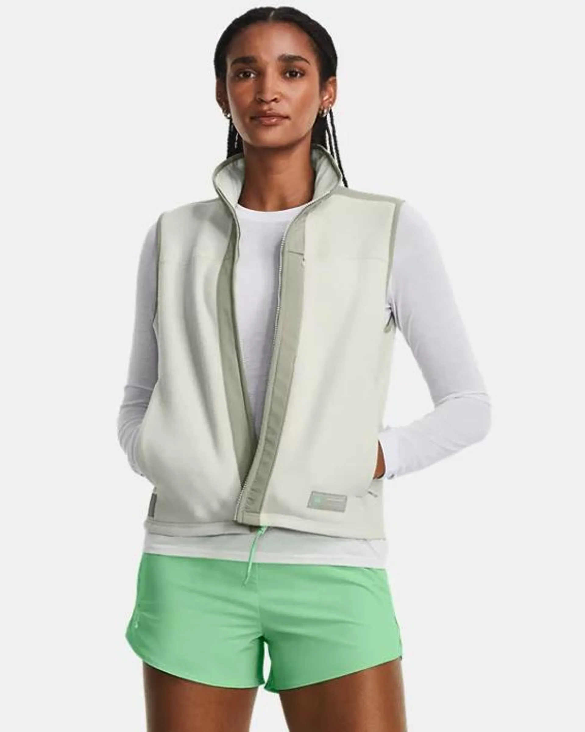 Chaleco UA Microfleece Maxx para mujer