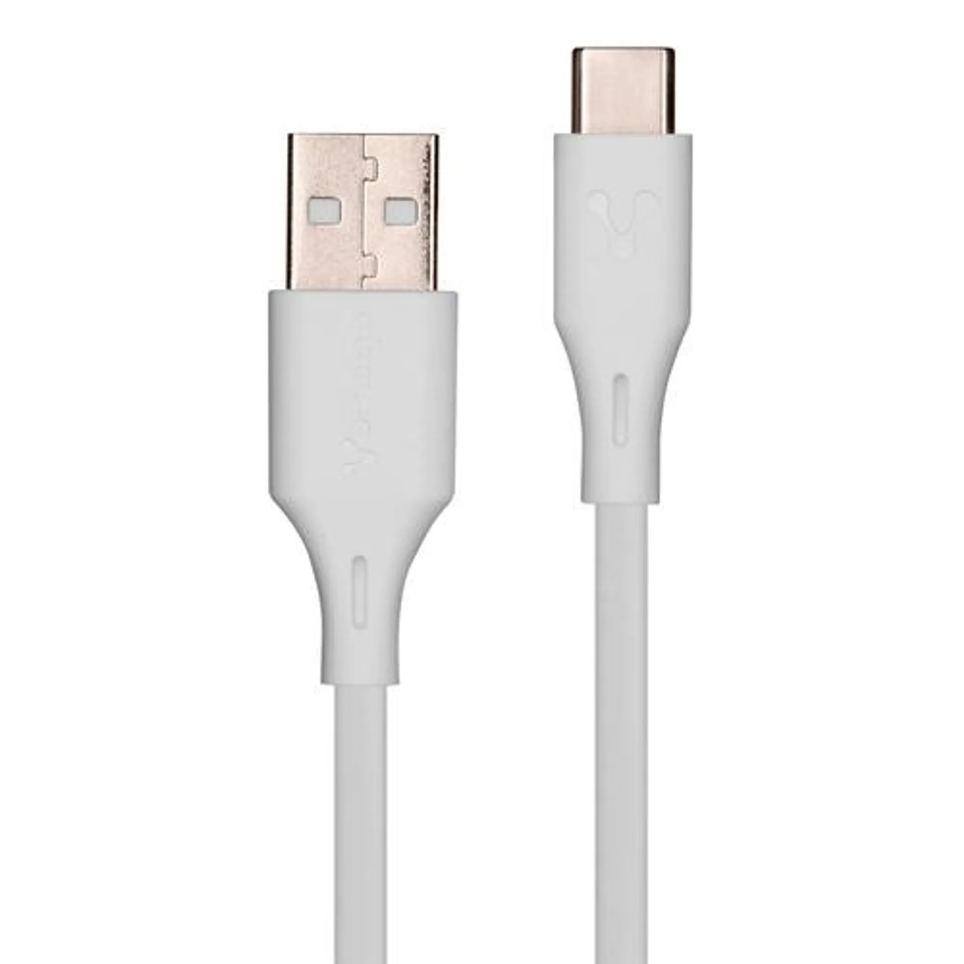 Cable Usb Tipo C Vorago Cab-C01W Carga Rapida Y Transferencia De Datos 1 Metro Blanco