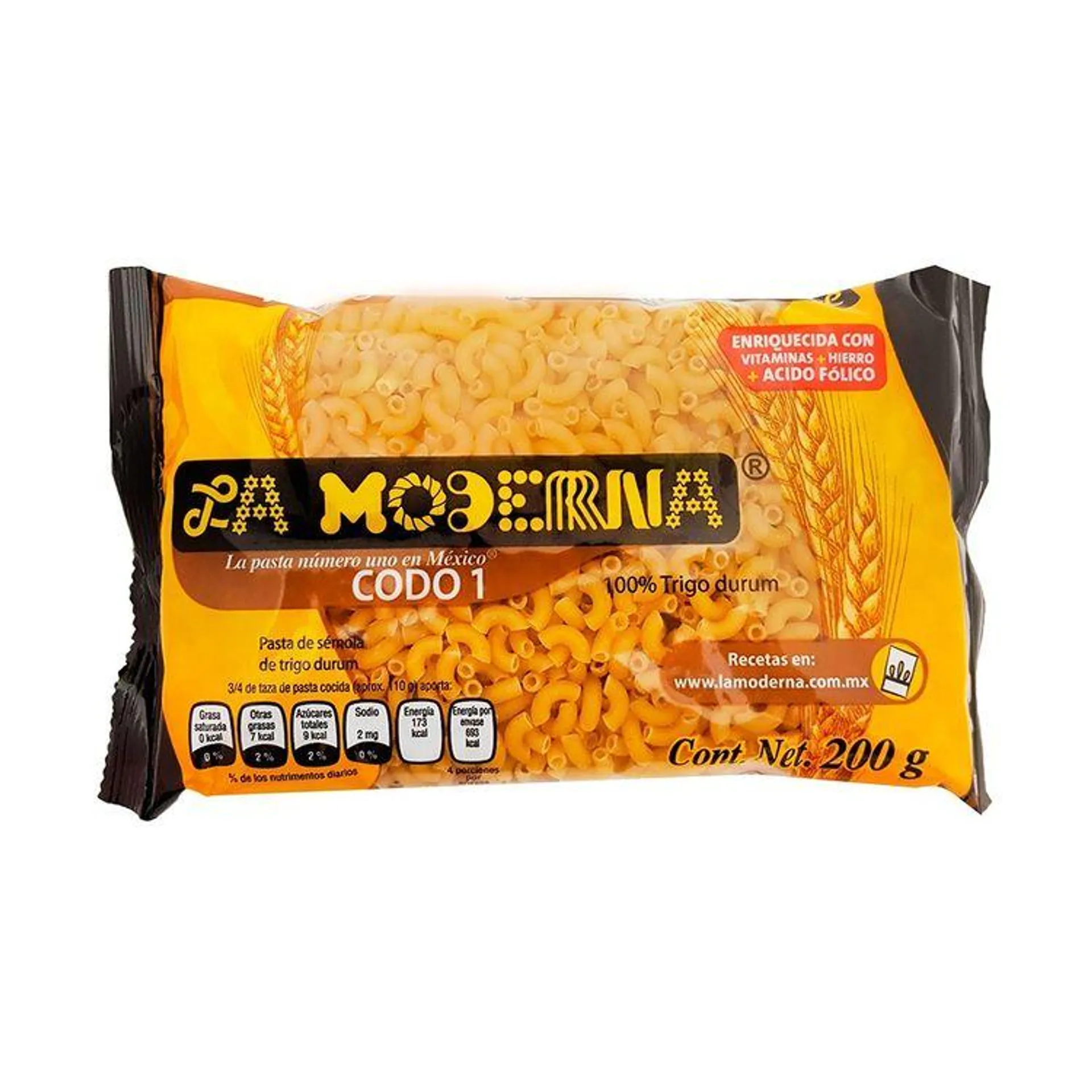 Sopa La Moderna Codo #1 200grs - La Moderna - 1 pieza