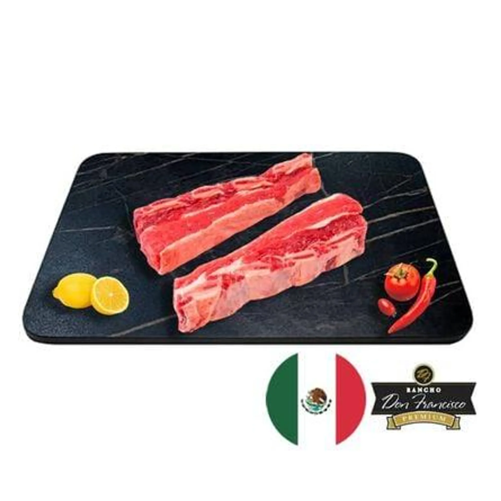 Costilla de Res Para Asar Rancho Don Francisco Selecta kg