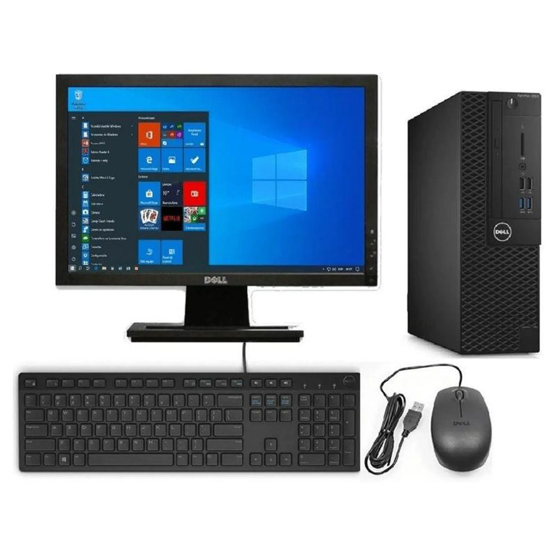 PC OPTIPLEX3050 i5 3.40GHz 8GB 240+500HDD monitor19p Reacondicionado