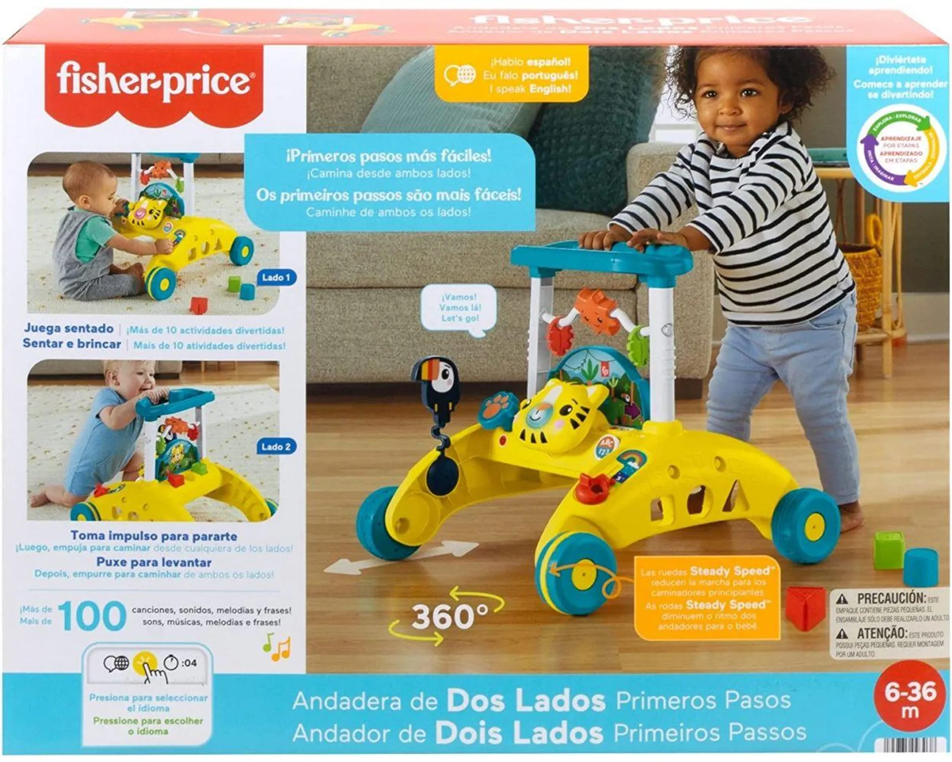 Fisher-Price Andadera de Dos Lados Primeros Pasos