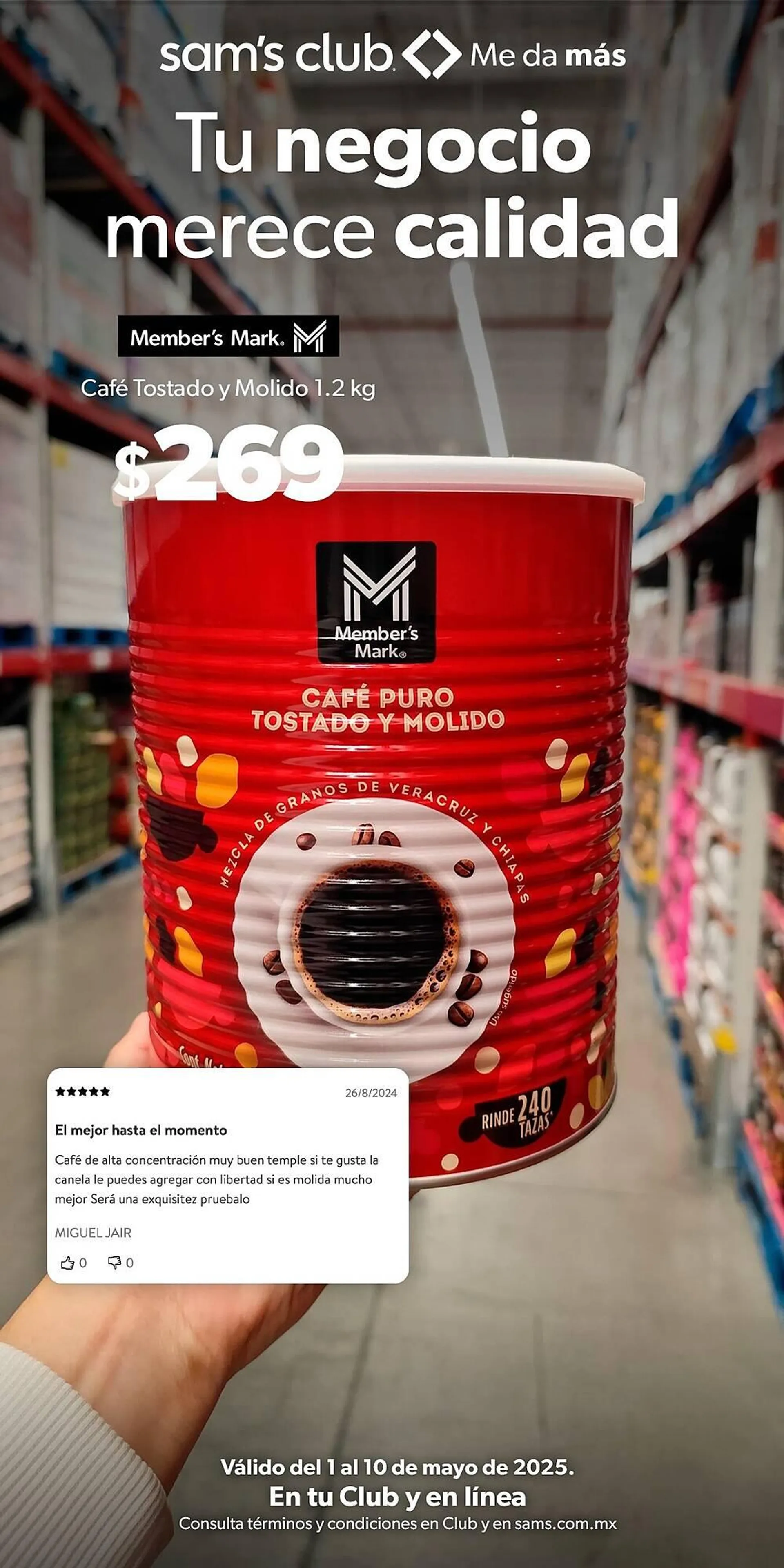 Catálogo de Catálogo Sam's Club 6 de mayo al 10 de mayo 2025 - Pagina 1